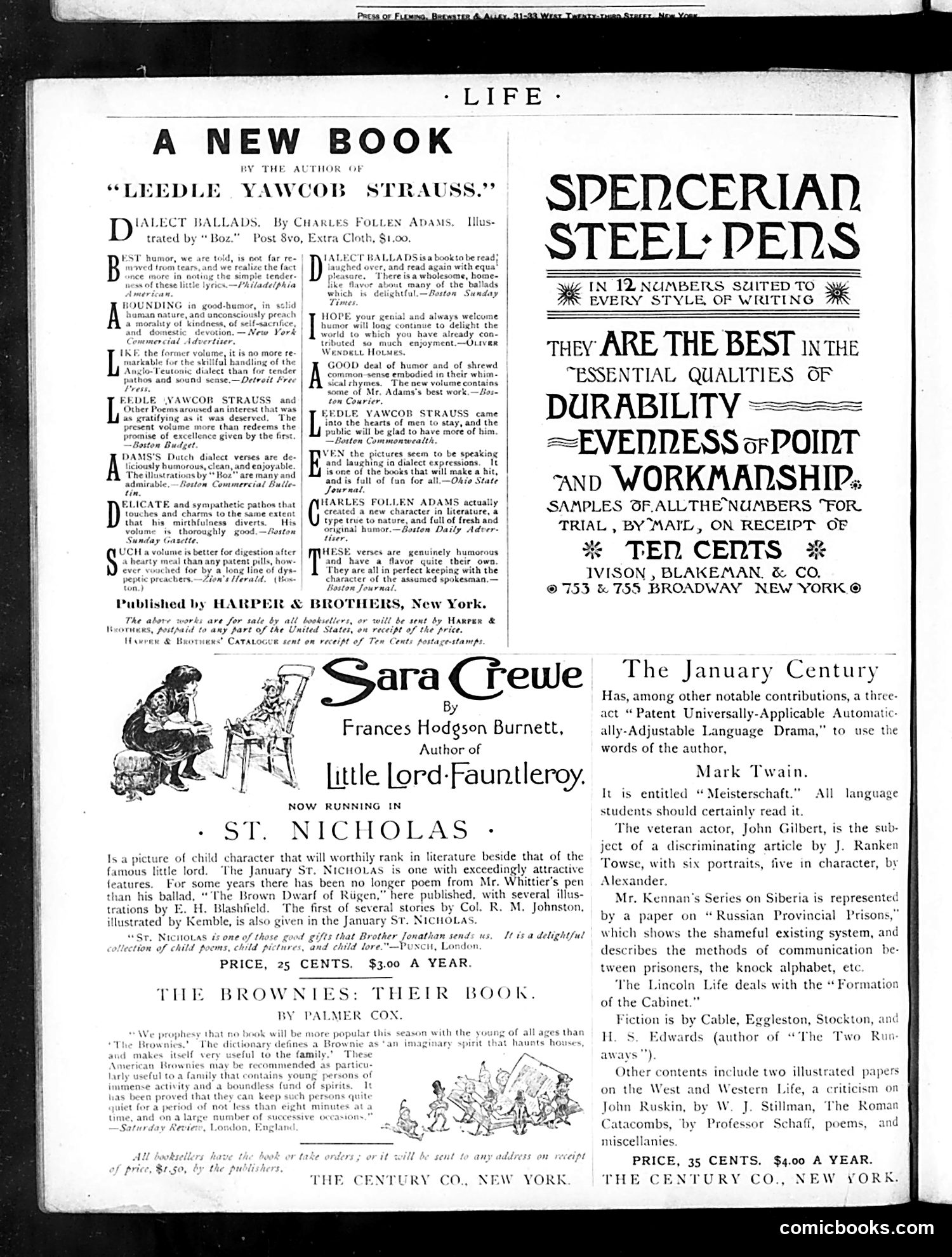 Life — December 29, 1887 — page 2: Life, 1887-12-29