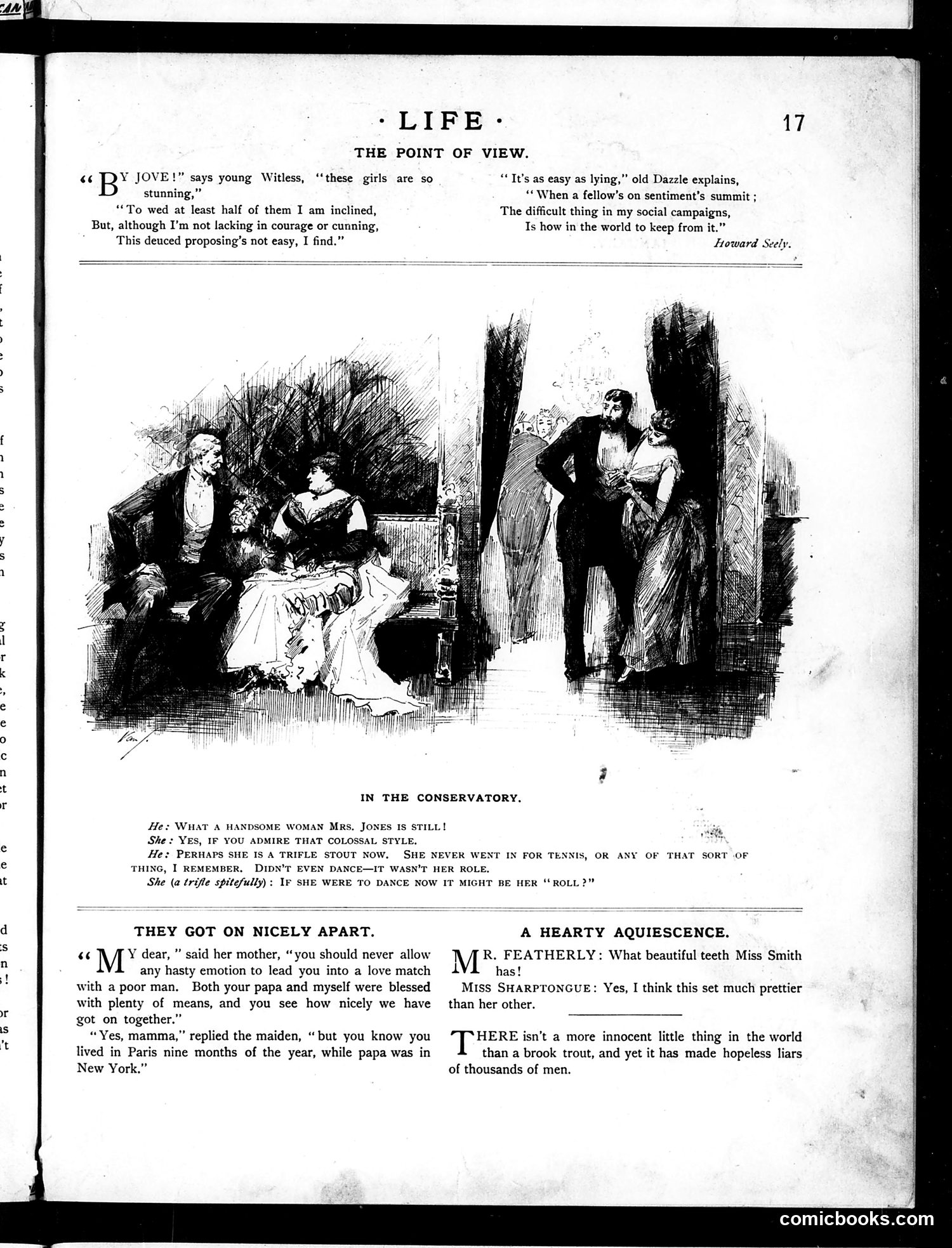 Life — January 12, 1888 — page 3: Life, 1888-01-12