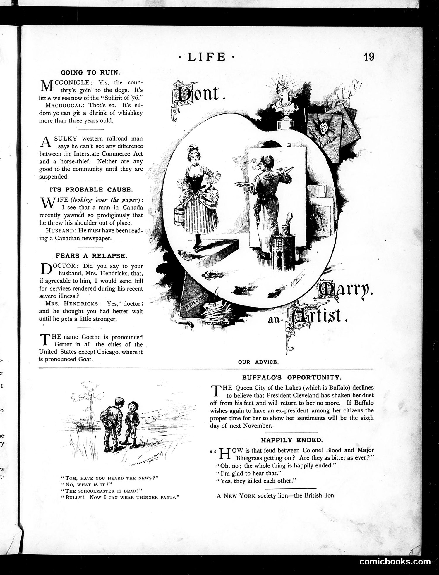 Life — January 12, 1888 — page 5: Life, 1888-01-12
