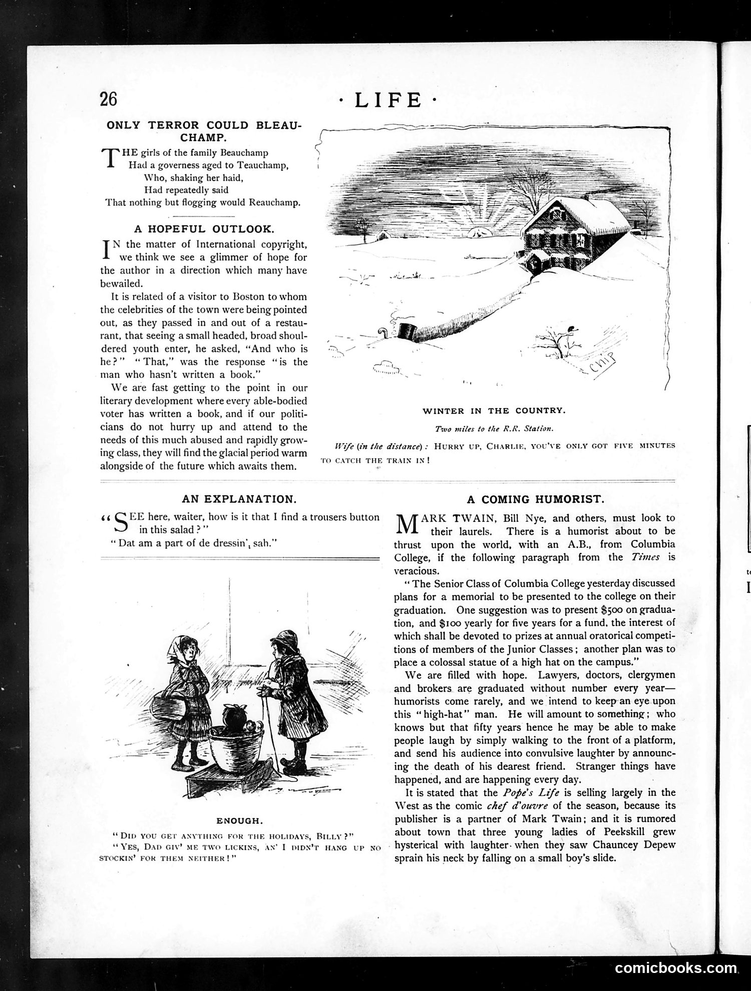 Life — January 12, 1888 — page 12: Life, 1888-01-12