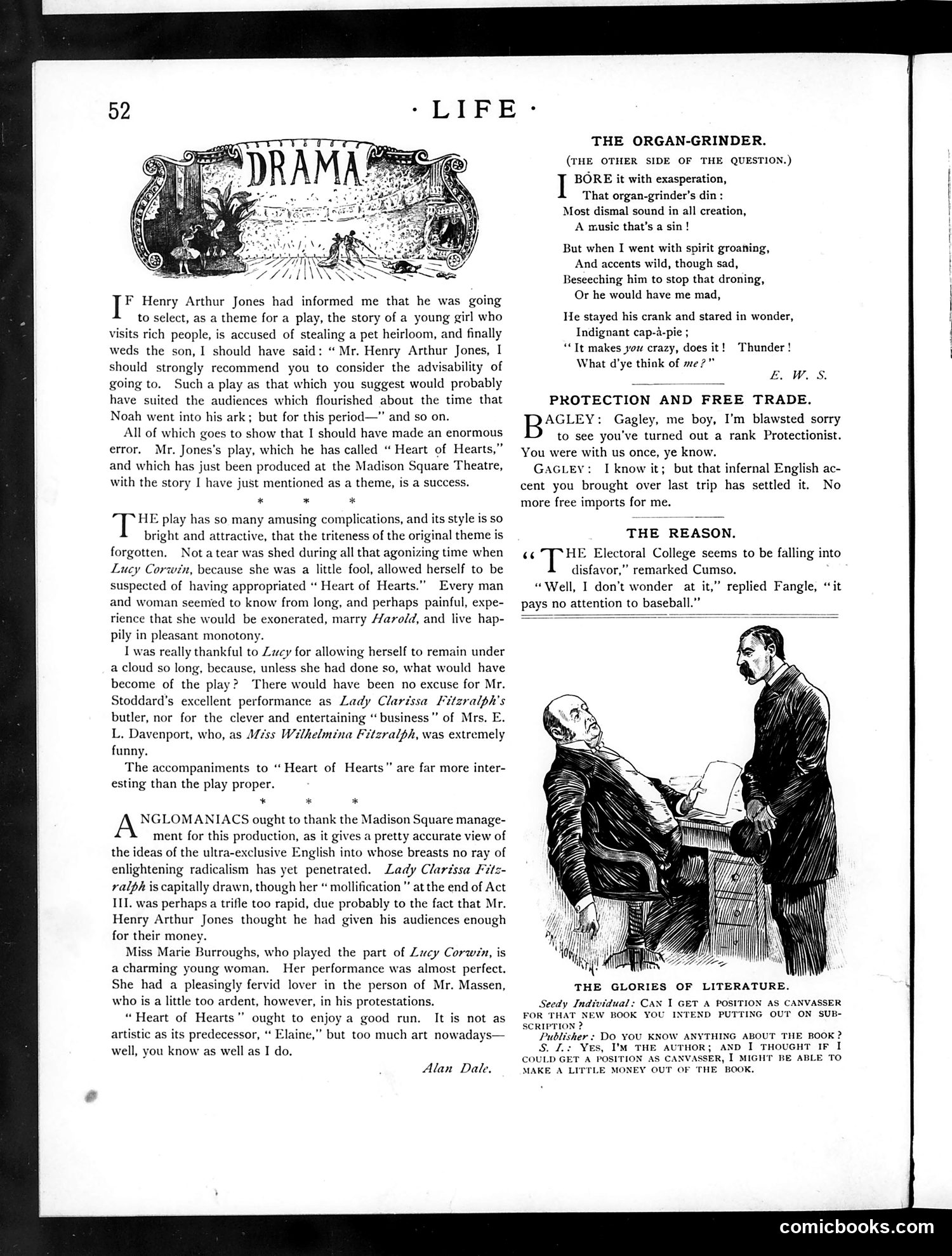 Life — January 26, 1888 — page 10: Life, 1888-01-26