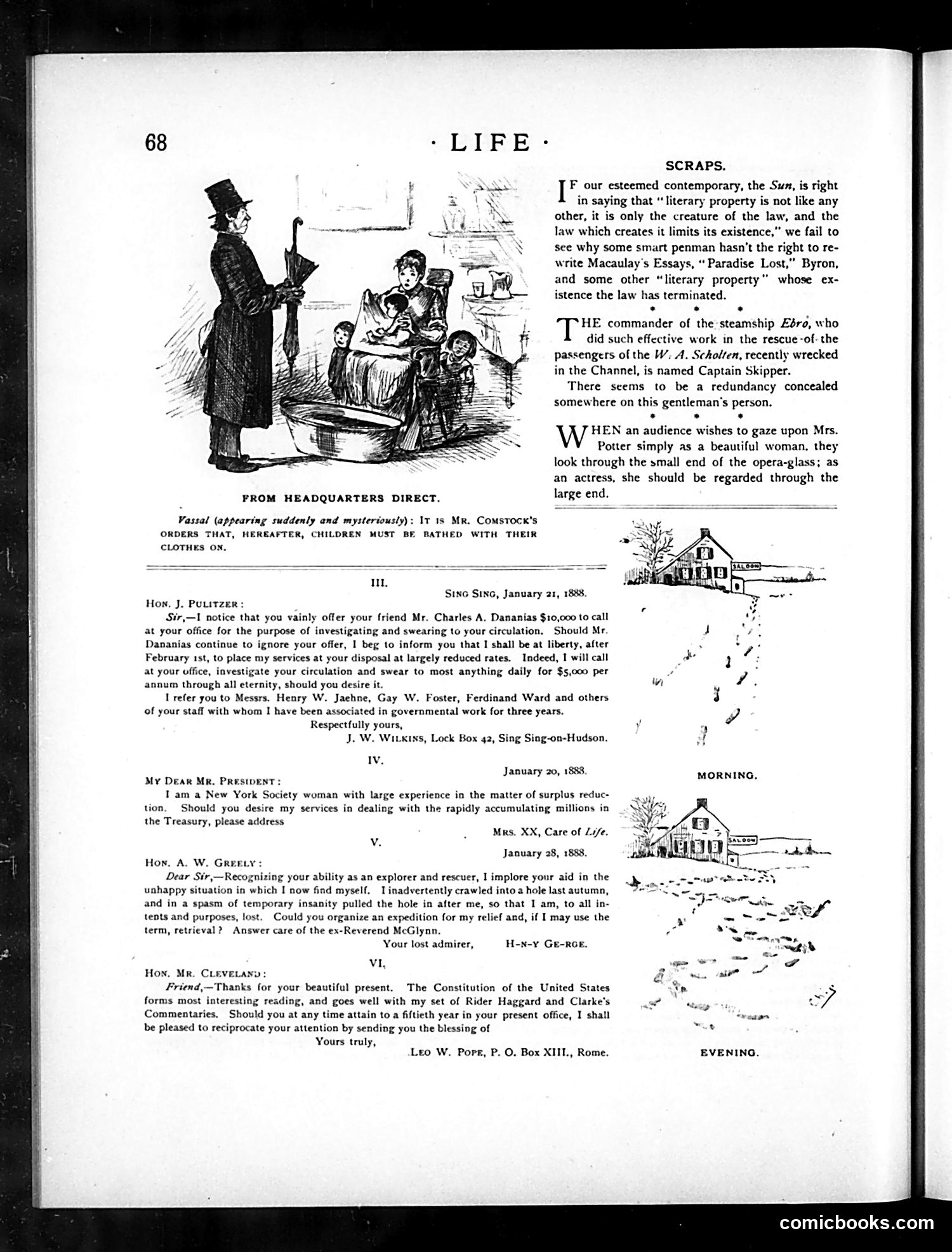 Life — February 2, 1888 — page 12: Life, 1888-02-02
