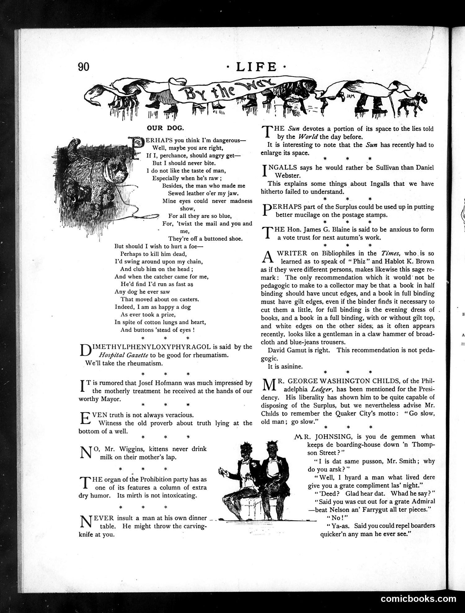 Life — February 16, 1888 — page 6: Life, 1888-02-16