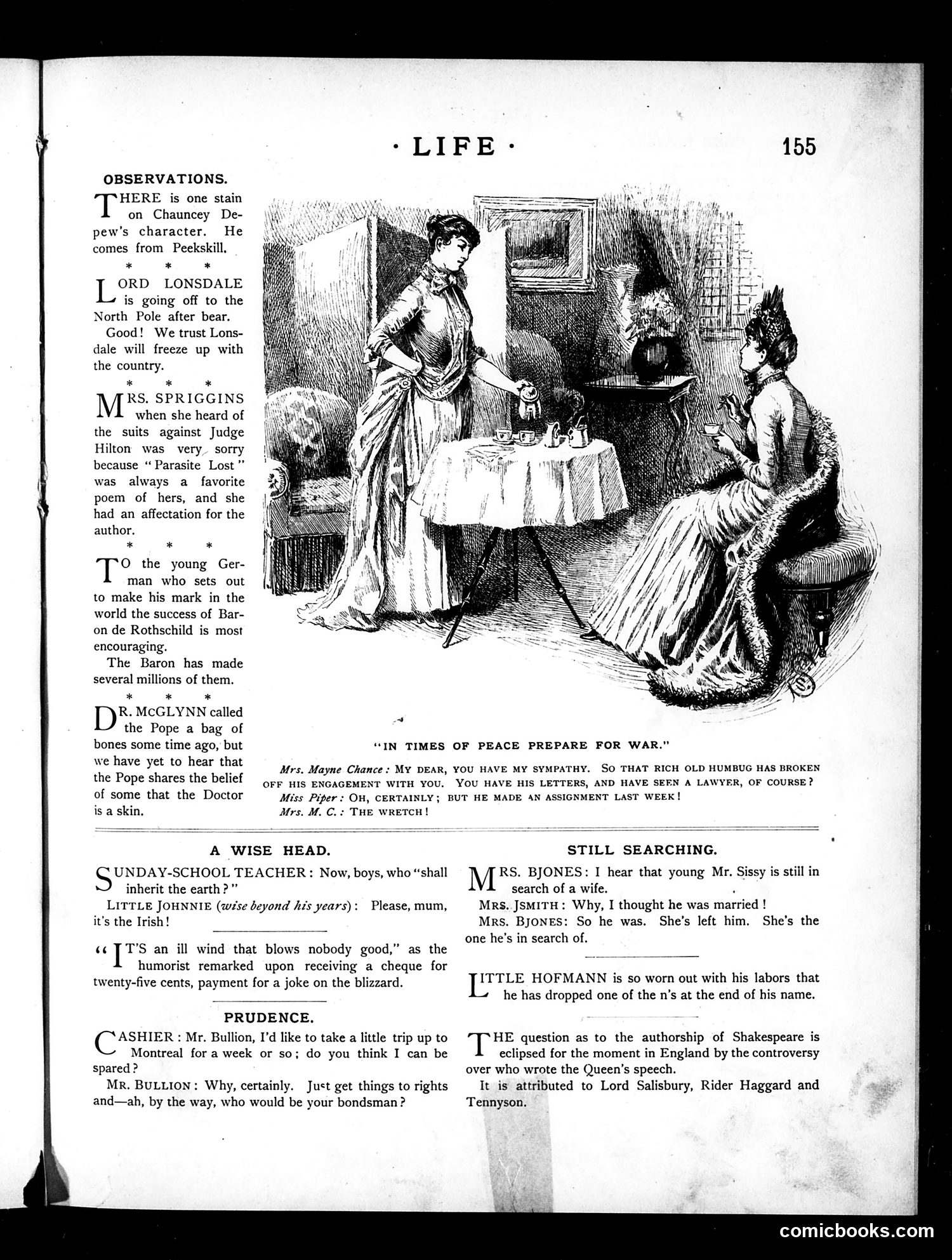 Life — March 15, 1888 — page 11: Life, 1888-03-15