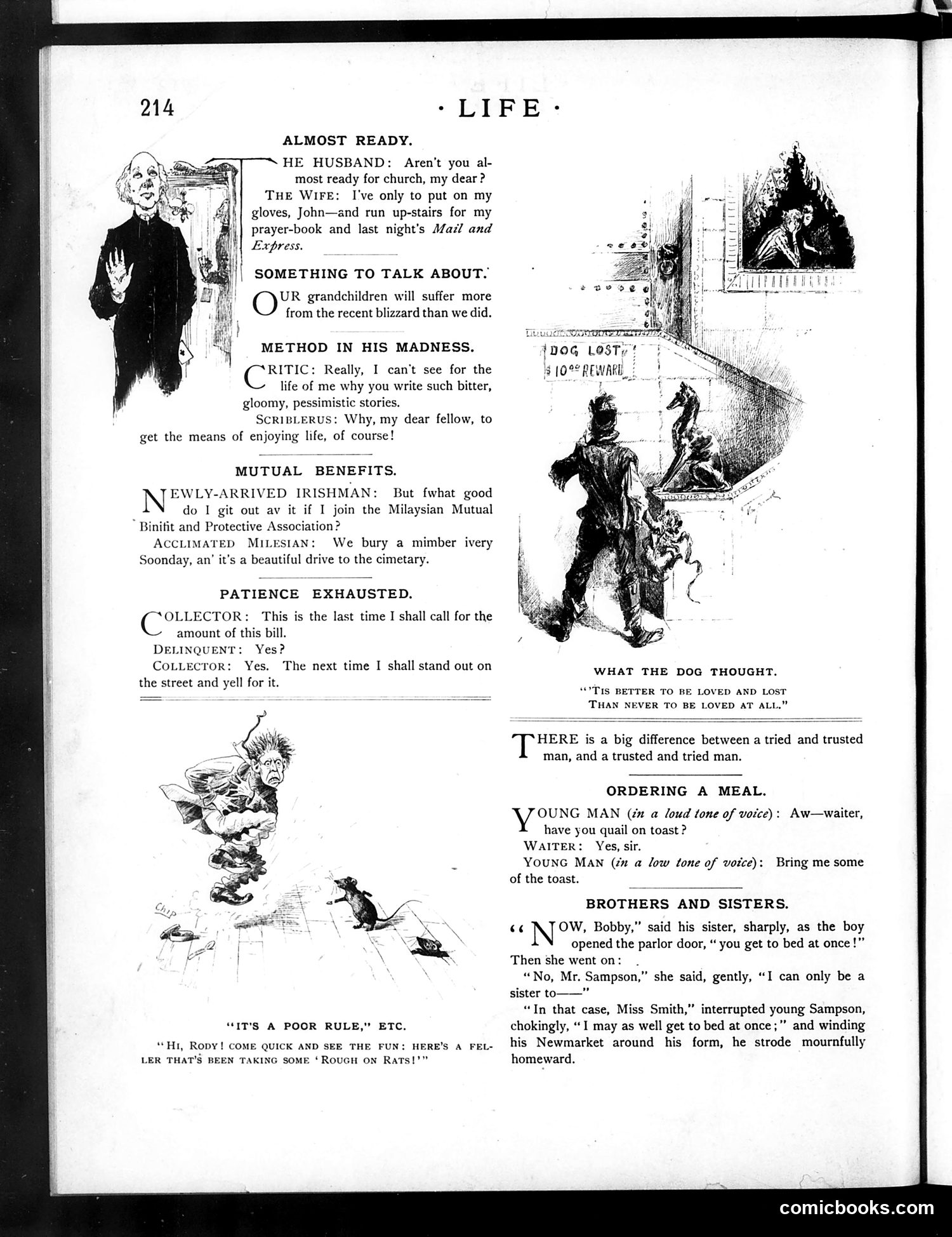 Life — April 12, 1888 — page 12: Life, 1888-04-12