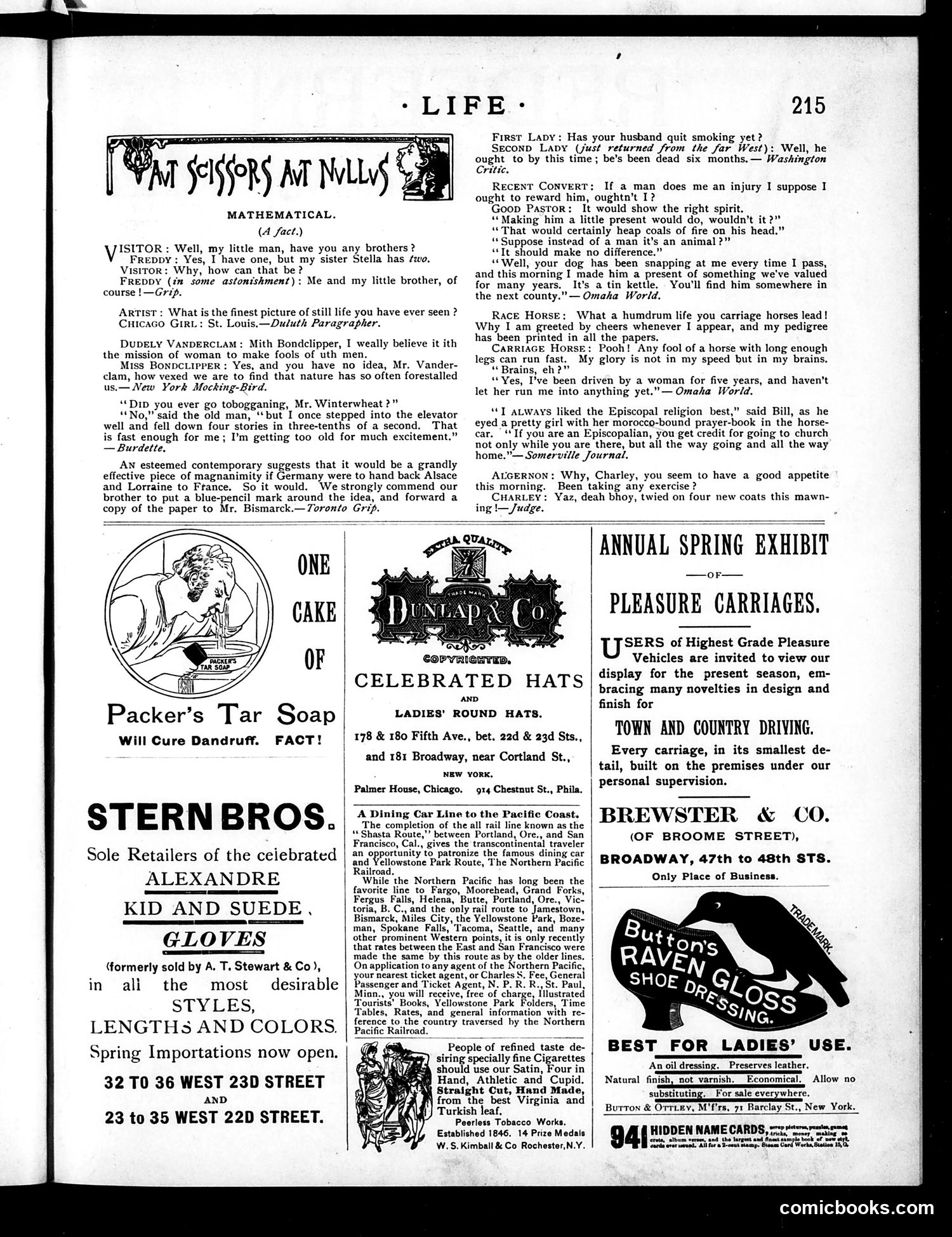 Life — April 12, 1888 — page 13: Life, 1888-04-12