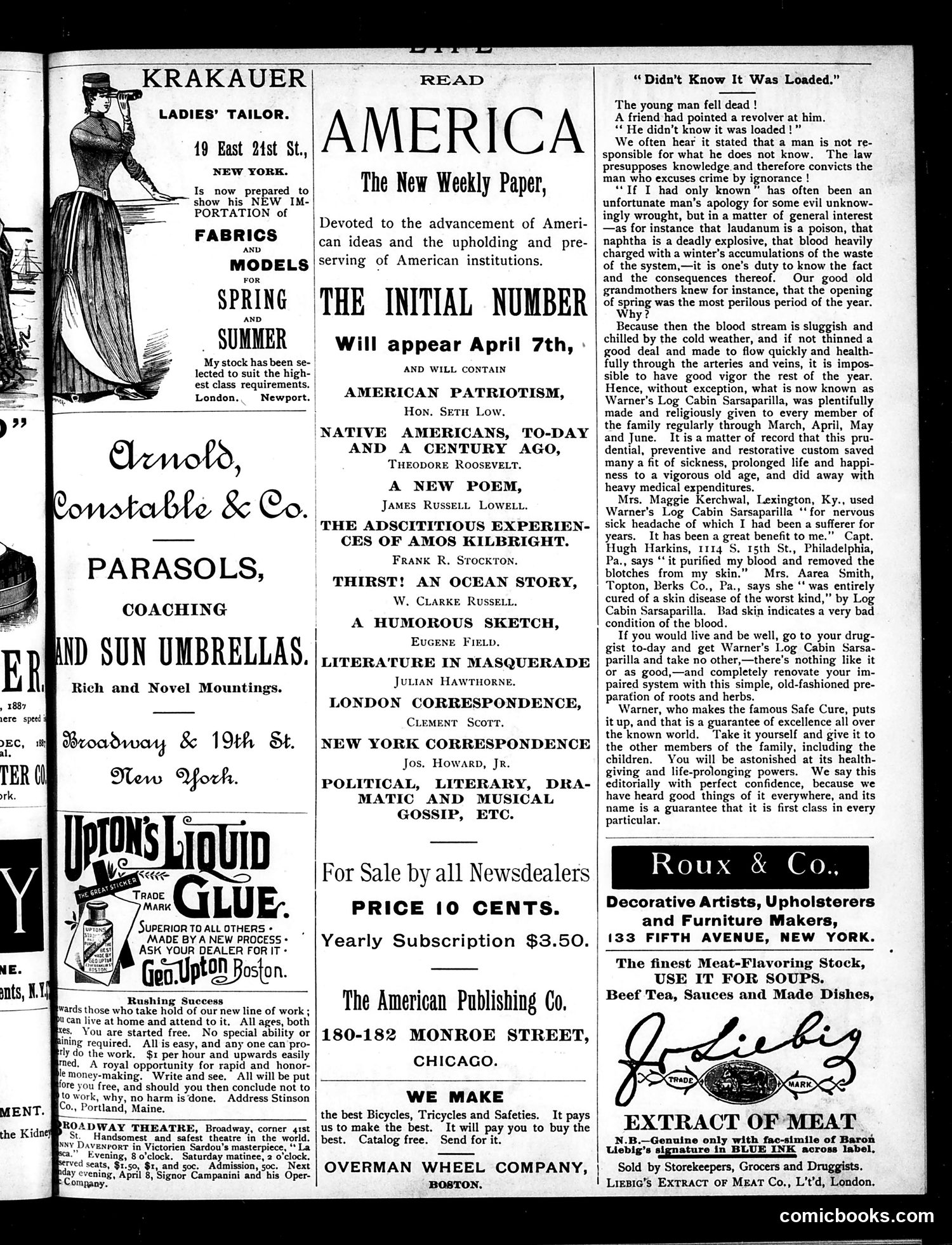 Life — April 12, 1888 — page 15: Life, 1888-04-12