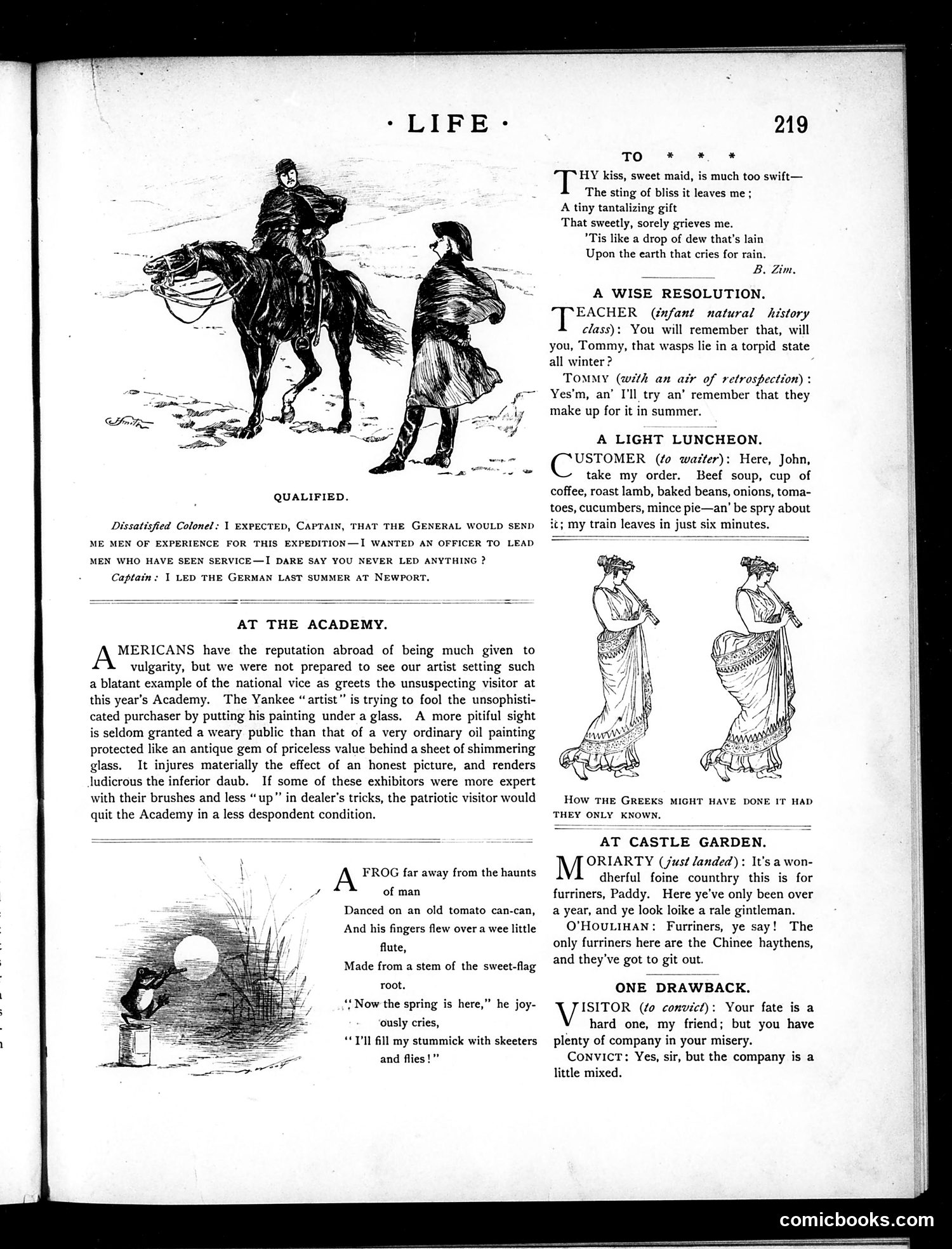 Life — April 19, 1888 — page 3: Life, 1888-04-19