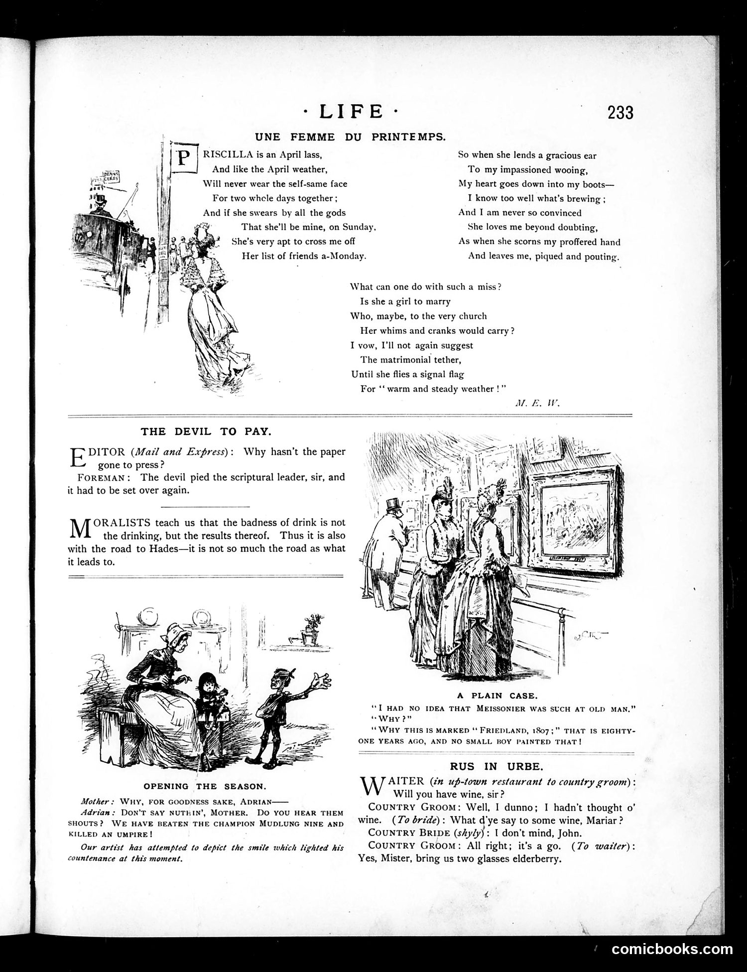 Life — April 26, 1888 — page 3: Life, 1888-04-26