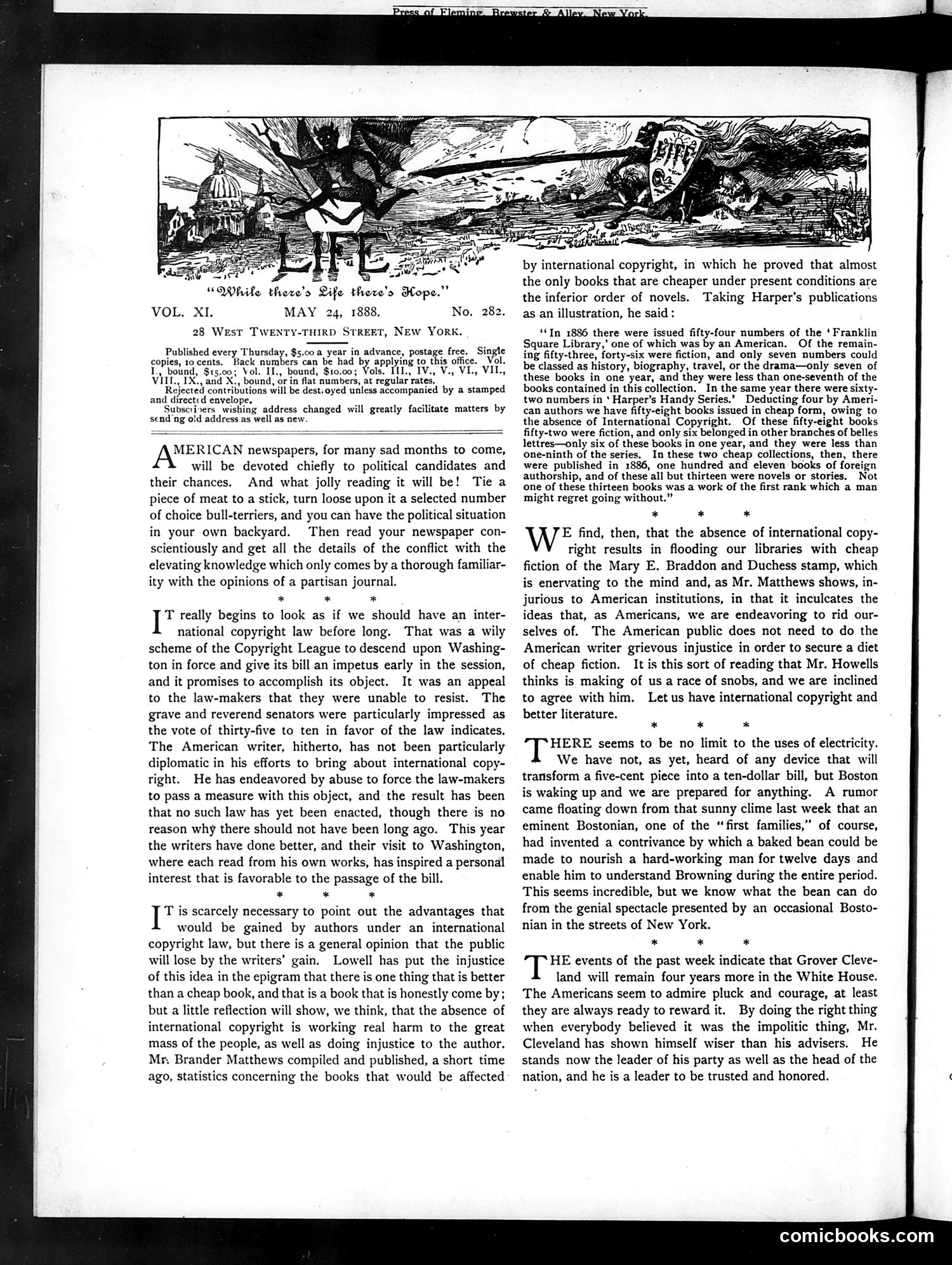 Life — May 24, 1888 — page 2: Life, 1888-05-24