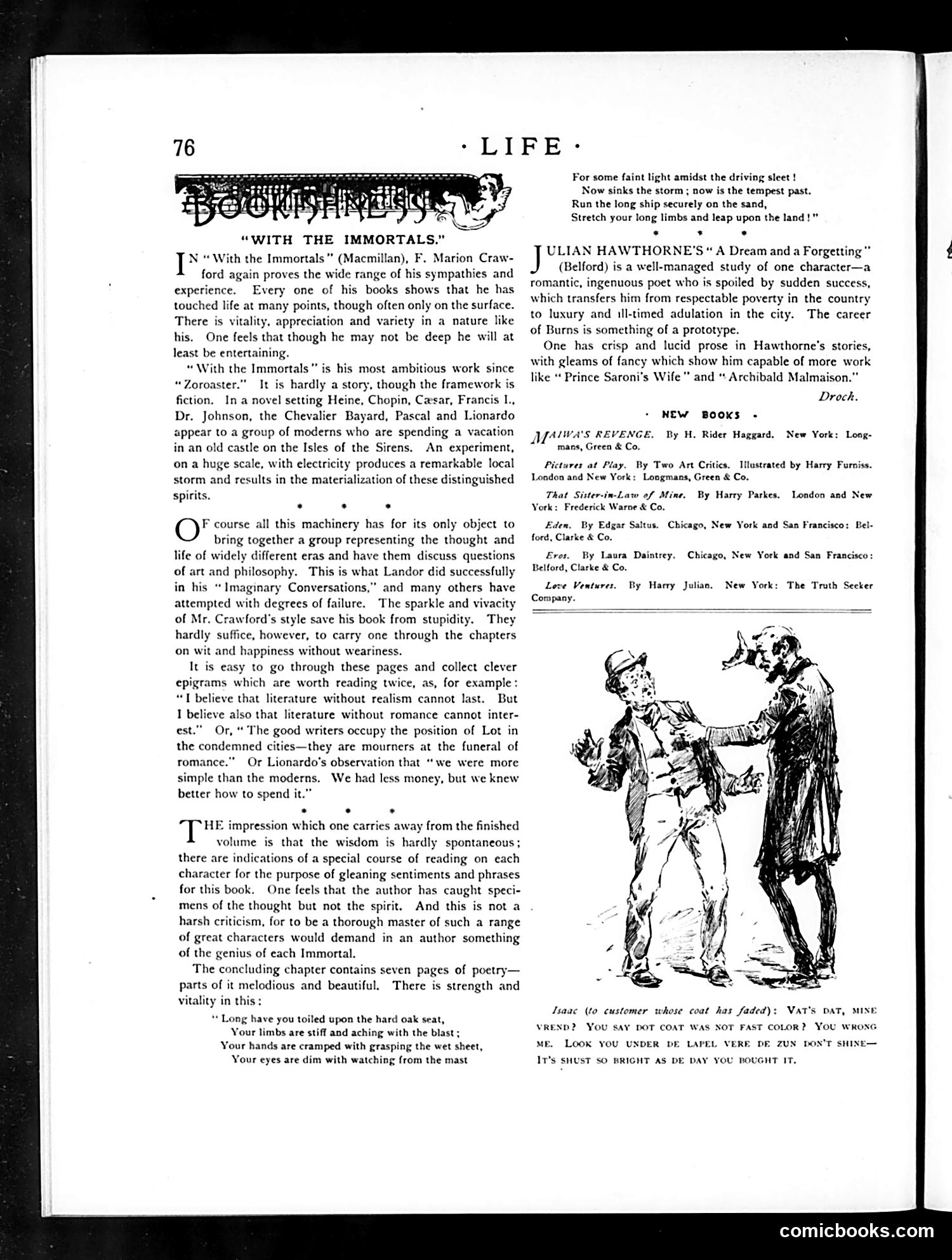 Life — August 9, 1888 — page 6: Life, 1888-08-09