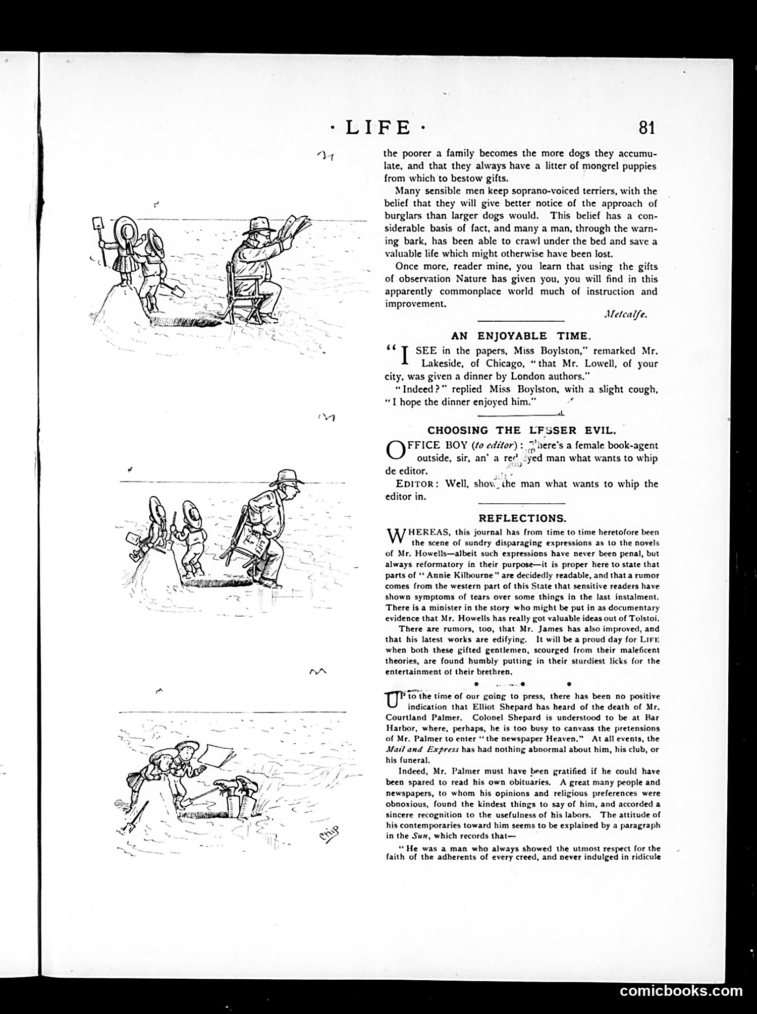Life — August 9, 1888 — page 11: Life, 1888-08-09