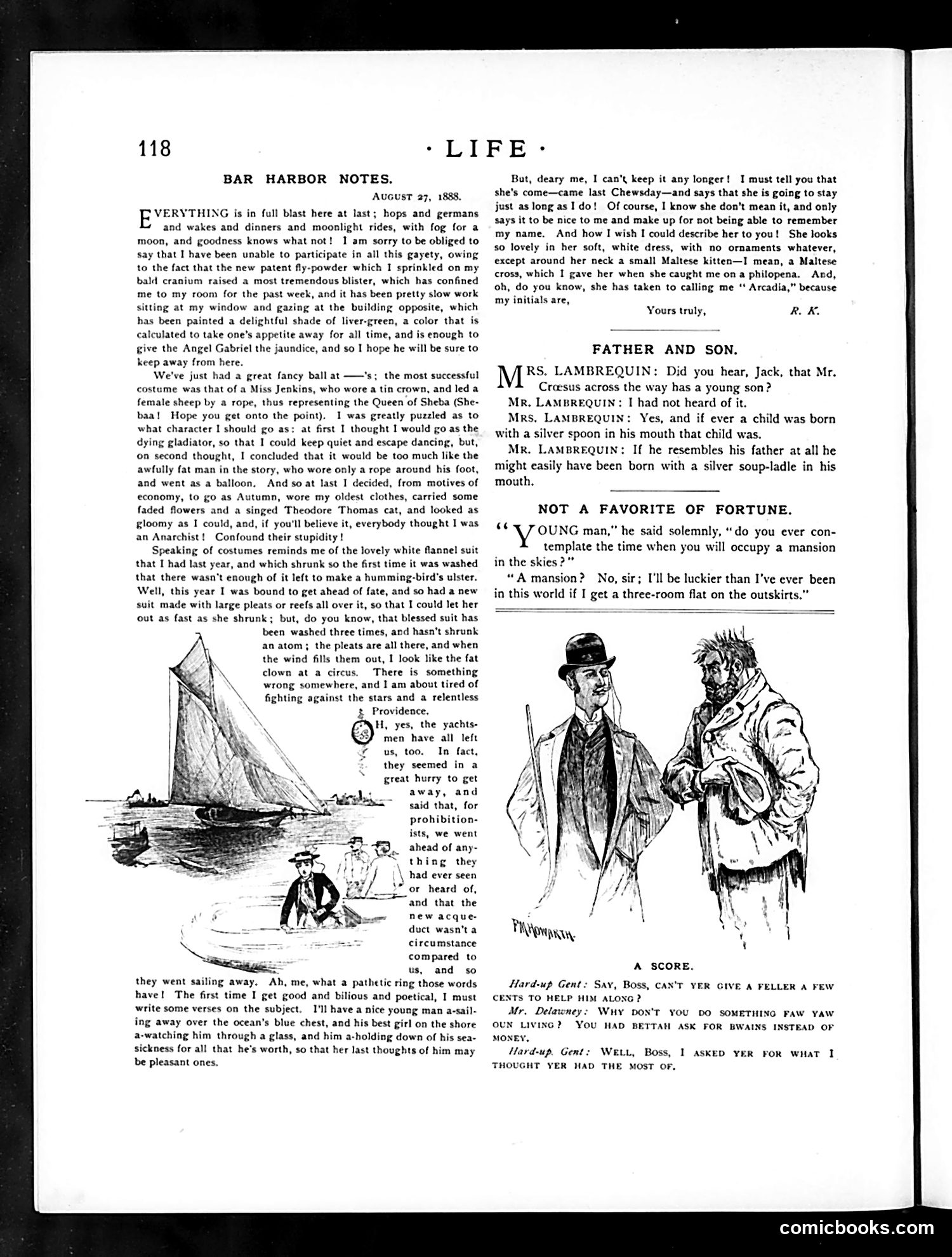 Life — August 30, 1888 — page 6: Life, 1888-08-30