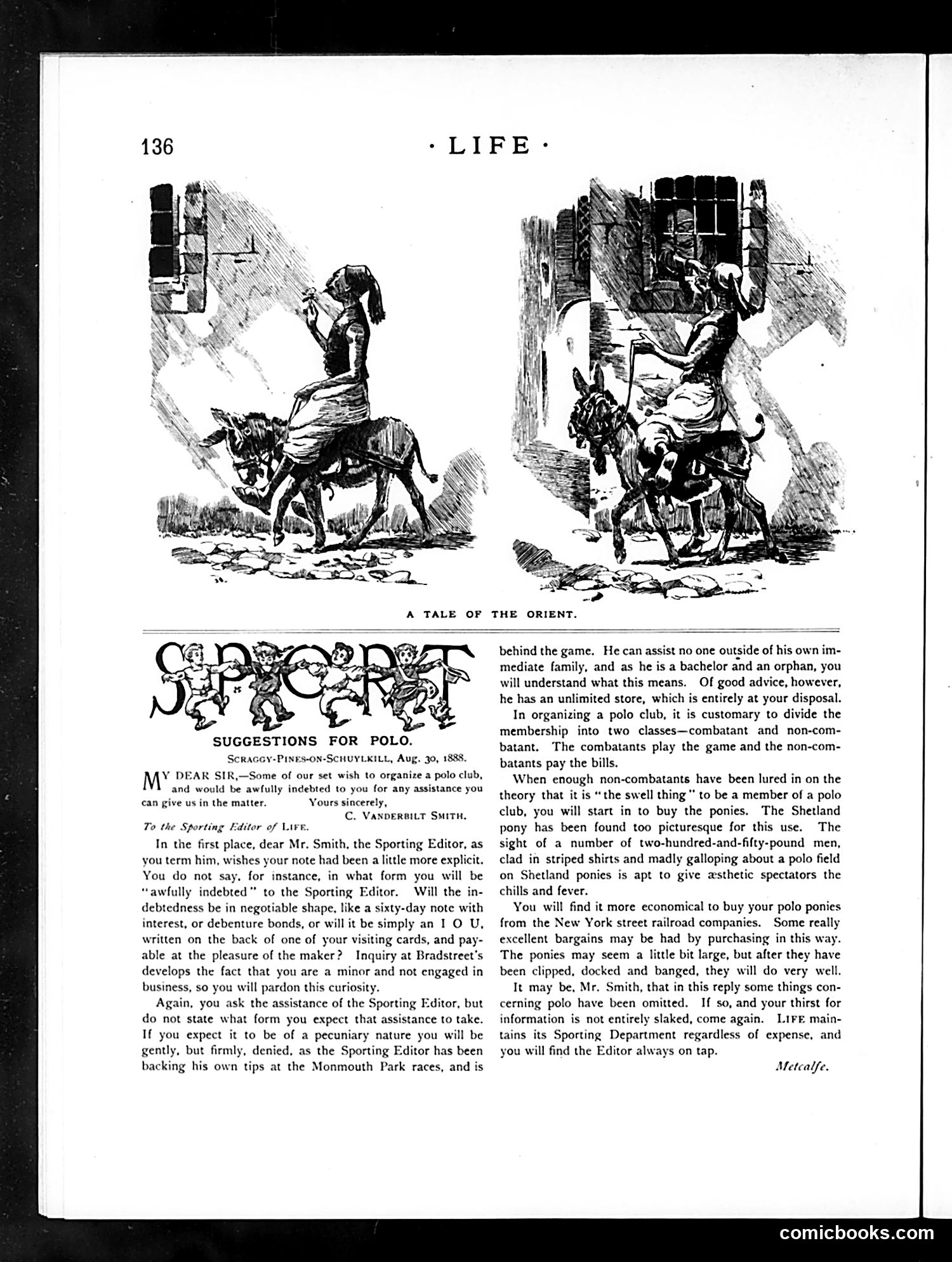 Life — September 6, 1888 — page 10: Life, 1888-09-06