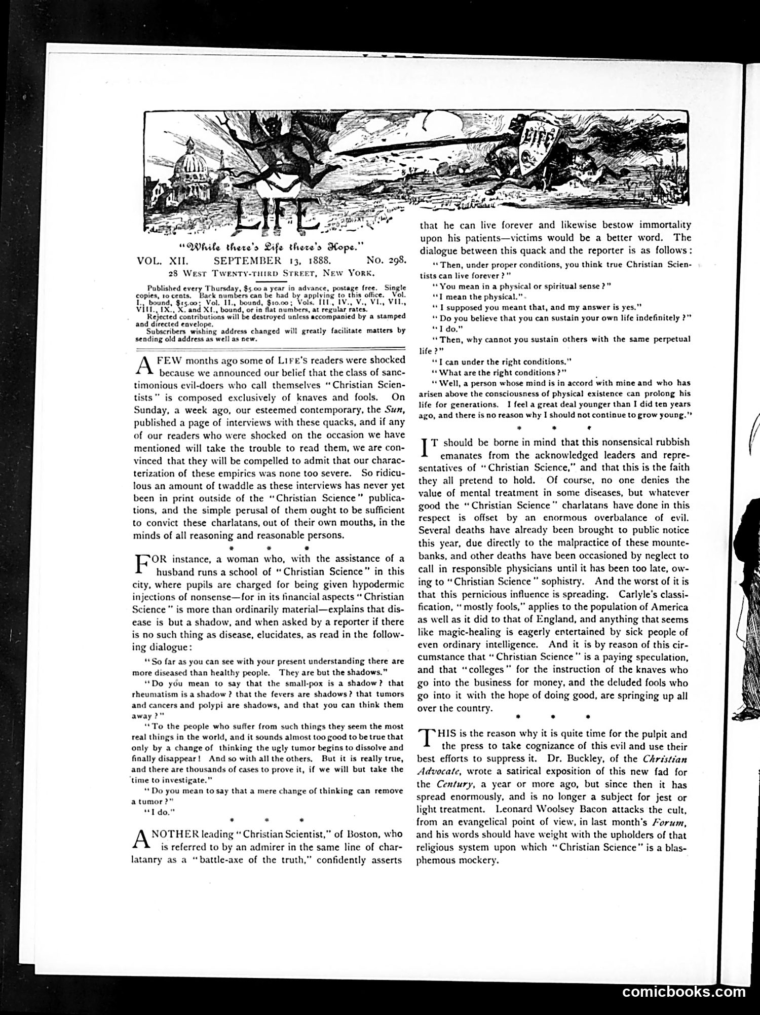Life — September 13, 1888 — page 2: Life, 1888-09-13