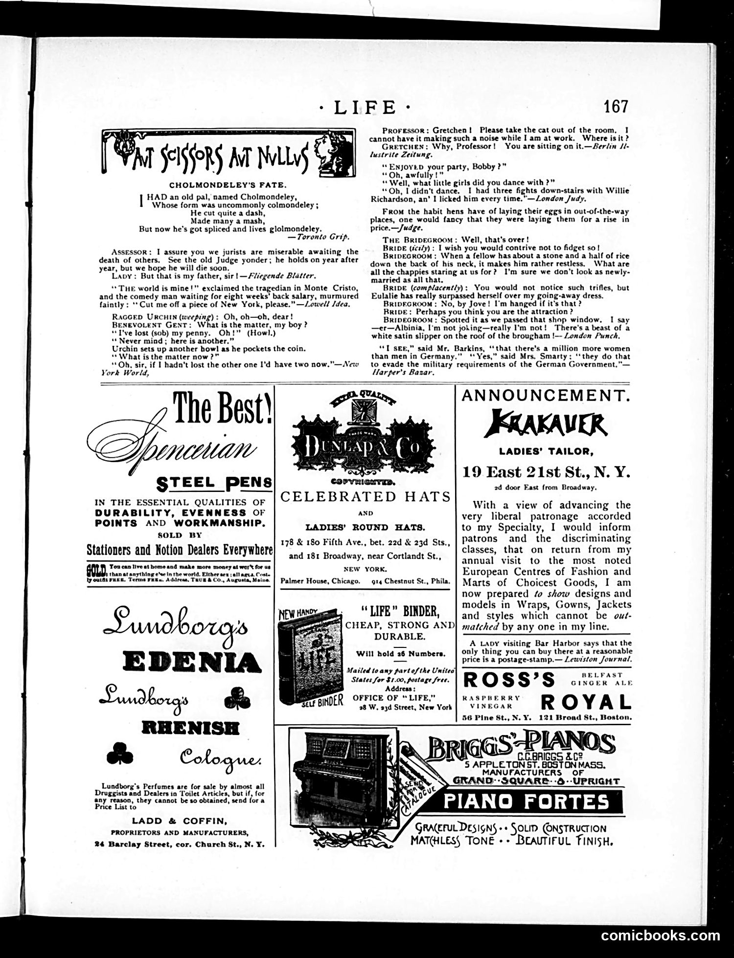 Life — September 20, 1888 — page 13: Life, 1888-09-20