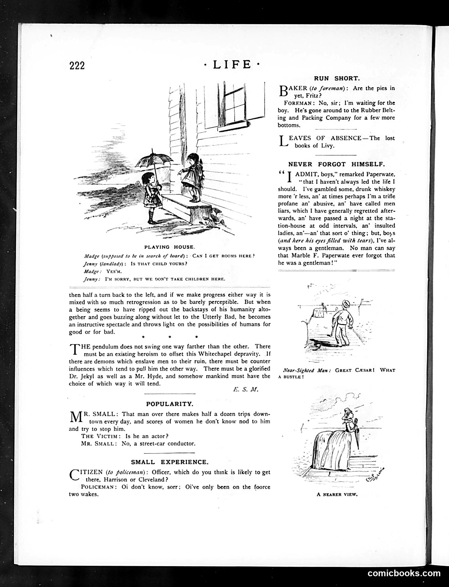 Life — October 18, 1888 — page 12: Life, 1888-10-18