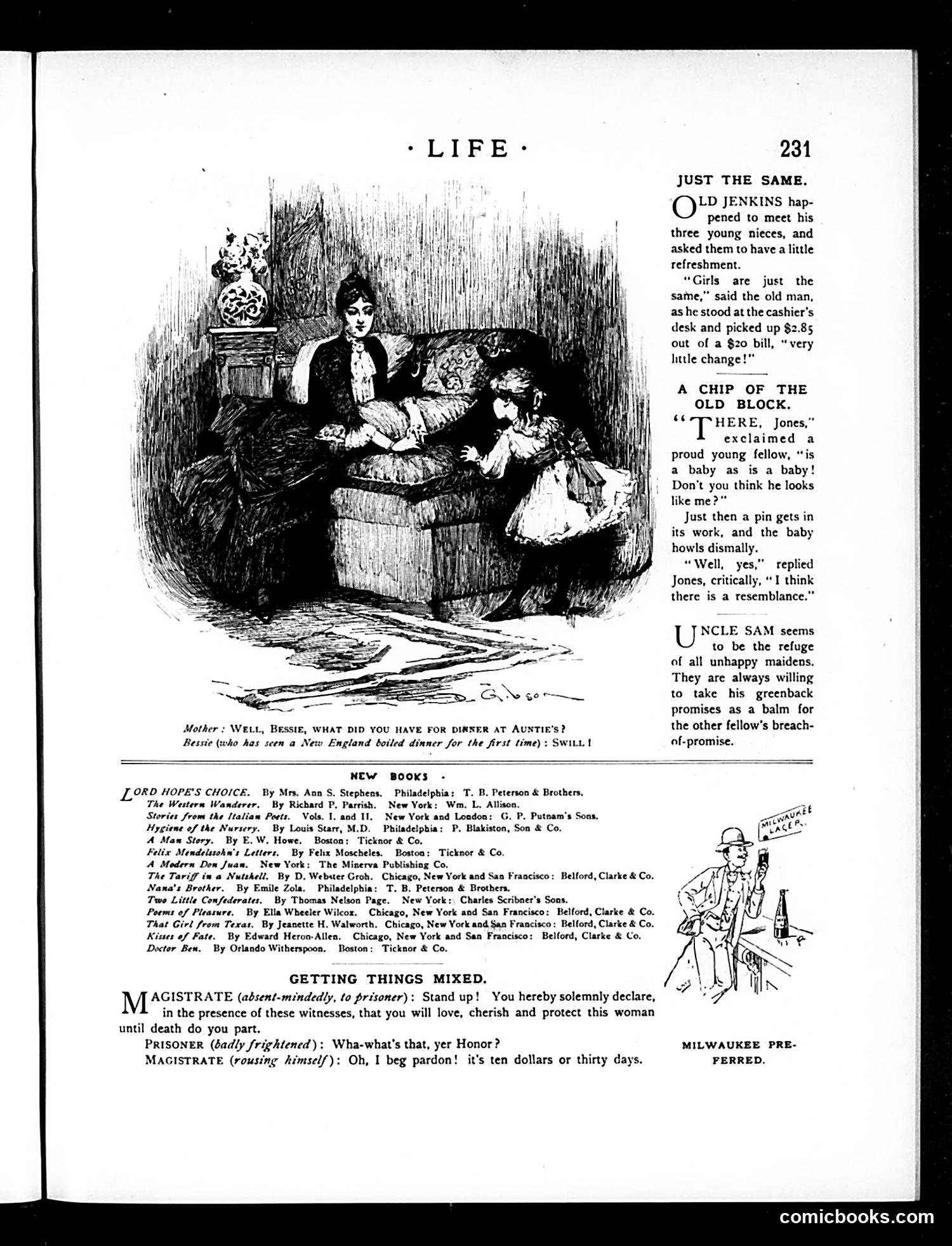 Life — October 25, 1888 — page 7: Life, 1888-10-25