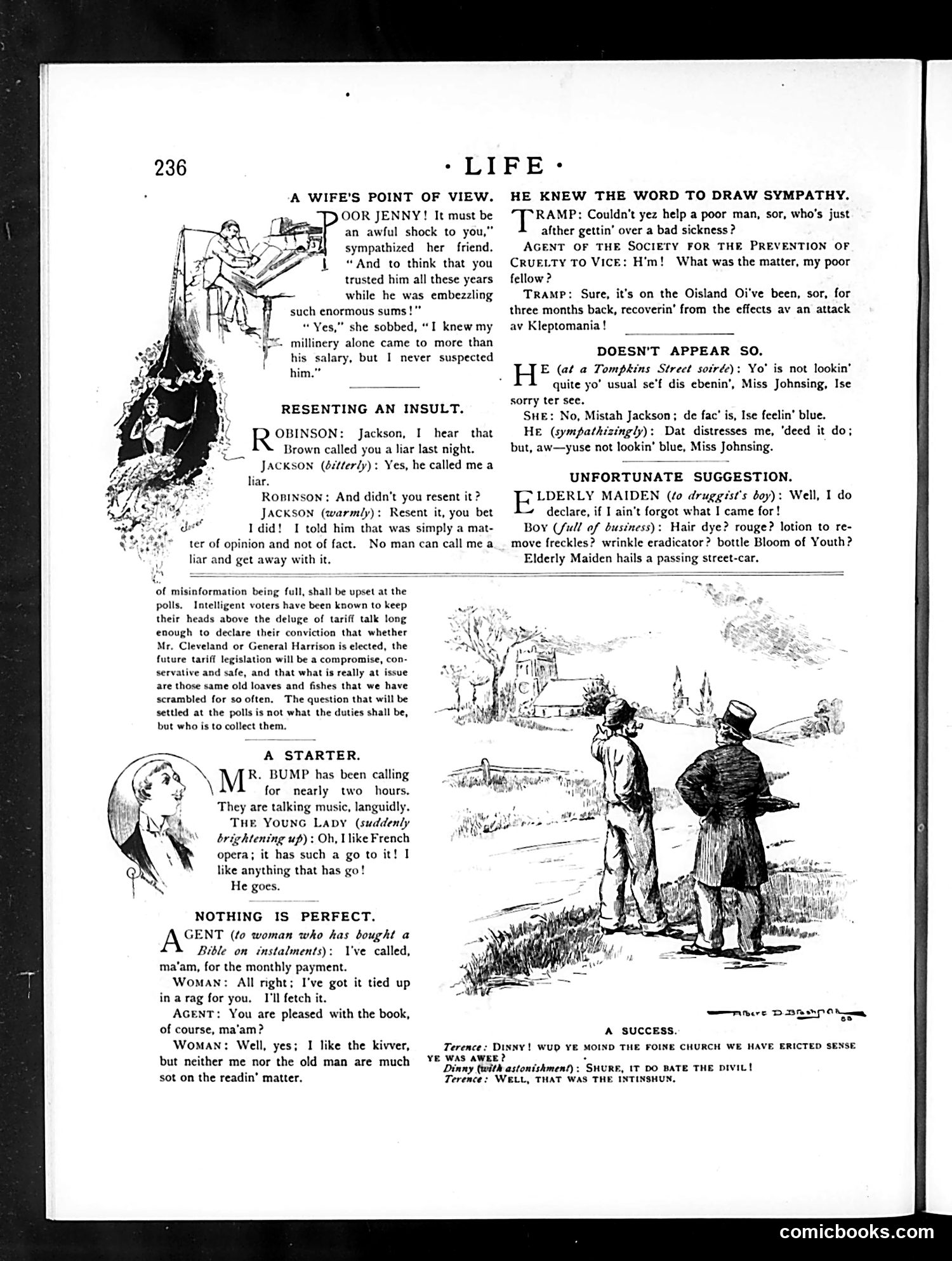 Life — October 25, 1888 — page 12: Life, 1888-10-25