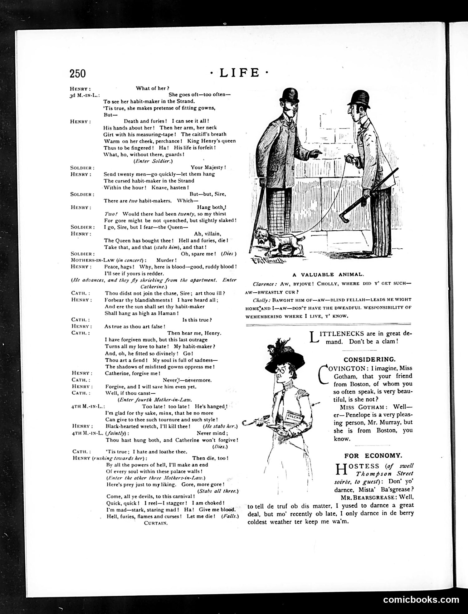 Life — November 1, 1888 — page 12: Life, 1888-11-01
