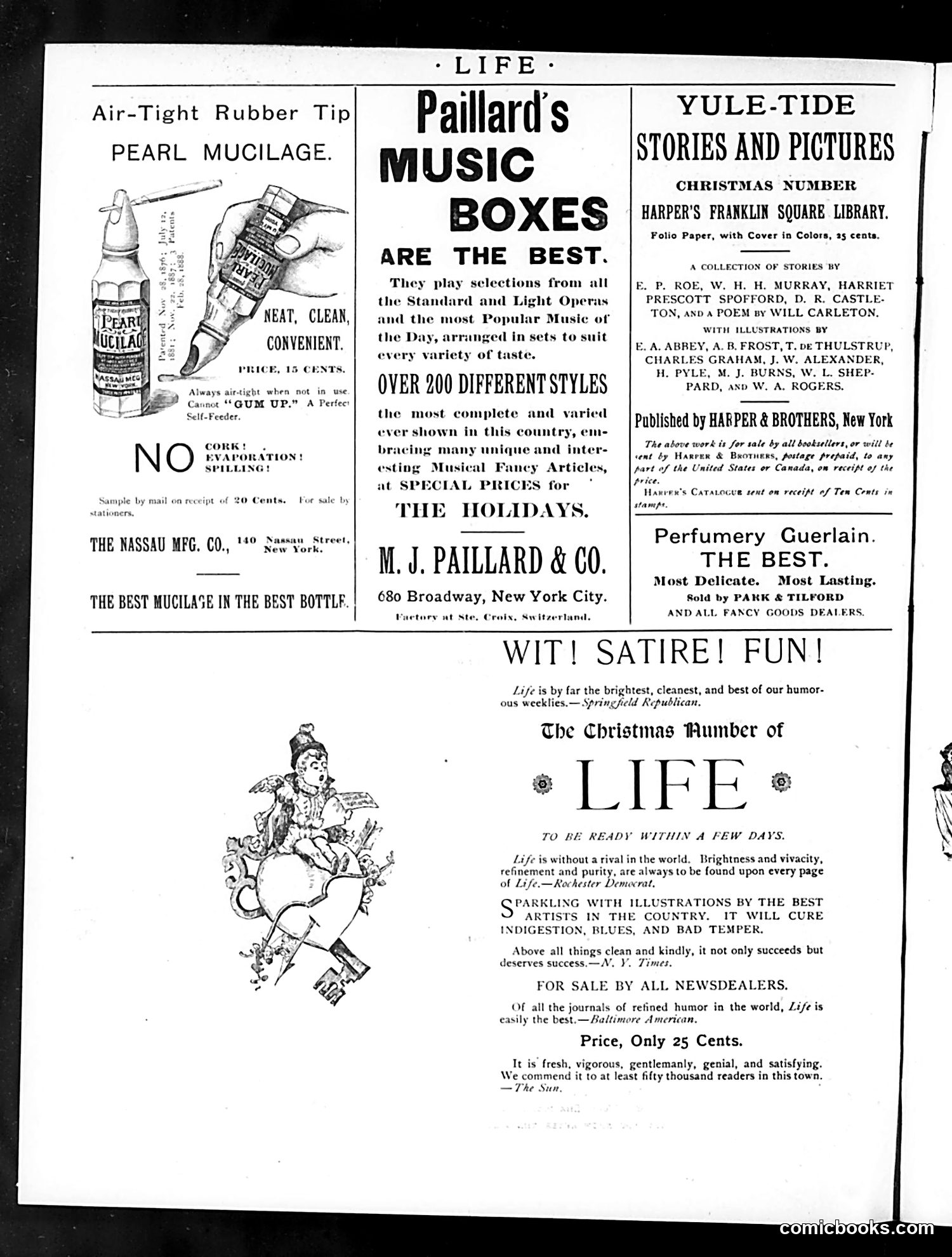 Life — December 6, 1888 — page 2: Life, 1888-12-06