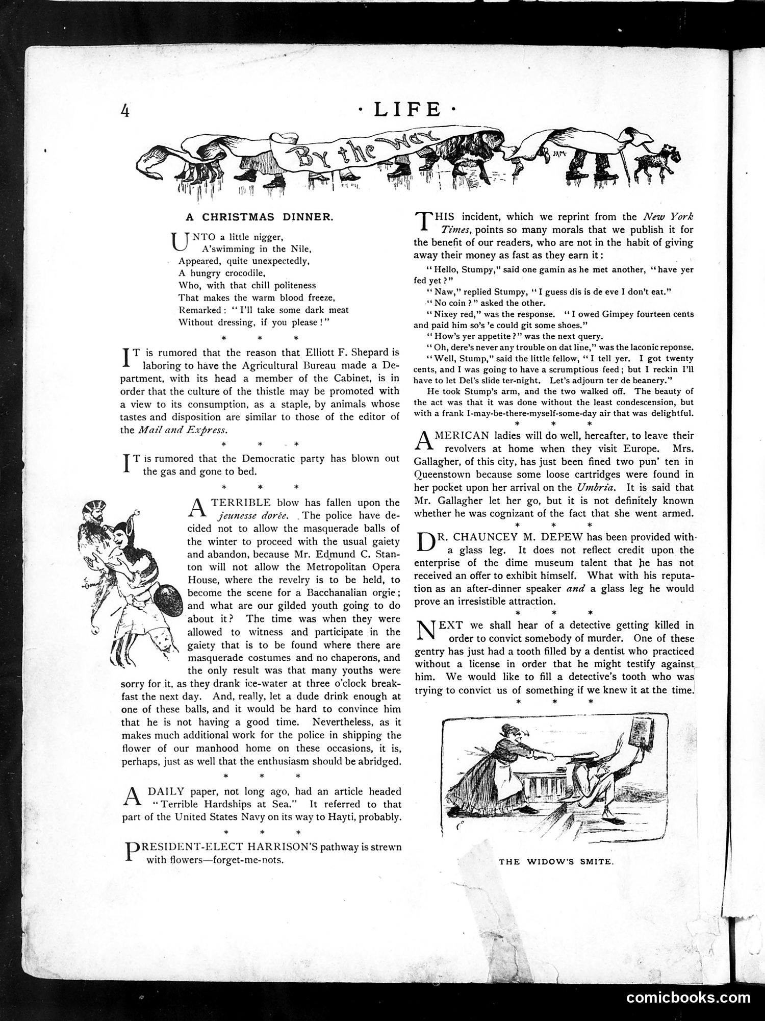 Life — January 3, 1889 — page 4: Life, 1889-01-03