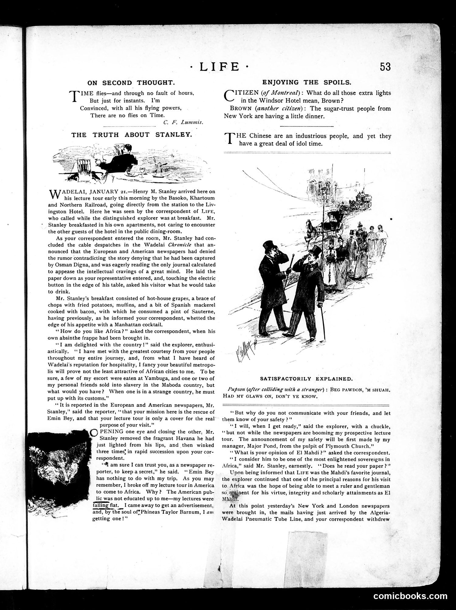 Life — January 24, 1889 — page 11: Life, 1889-01-24
