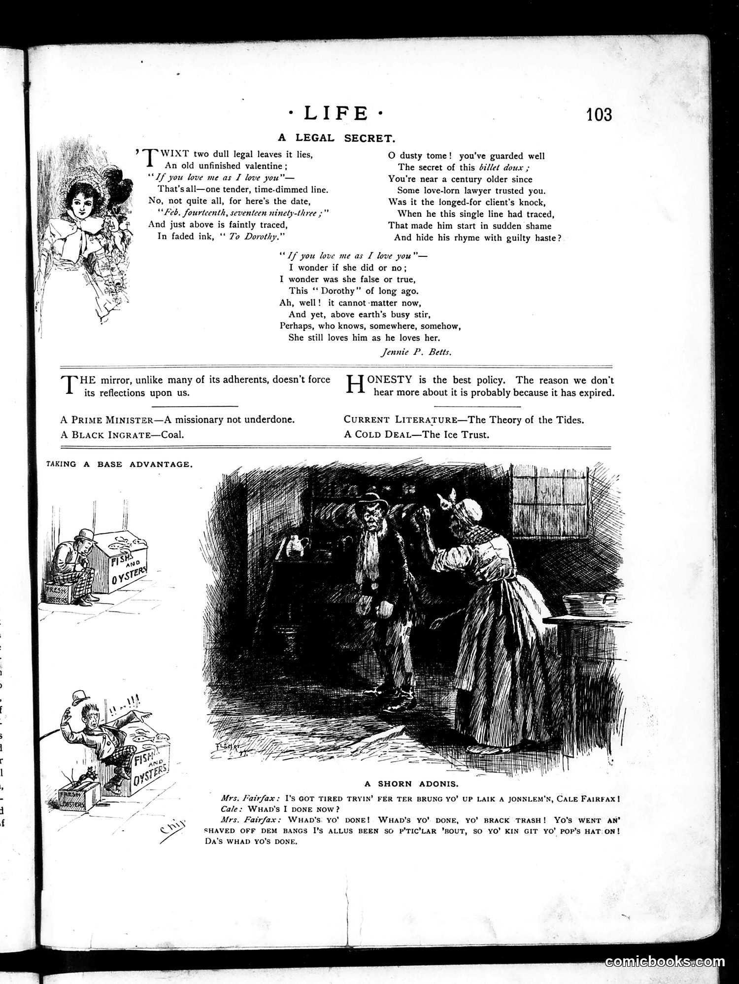 Life — February 21, 1889 — page 3: Life, 1889-02-21