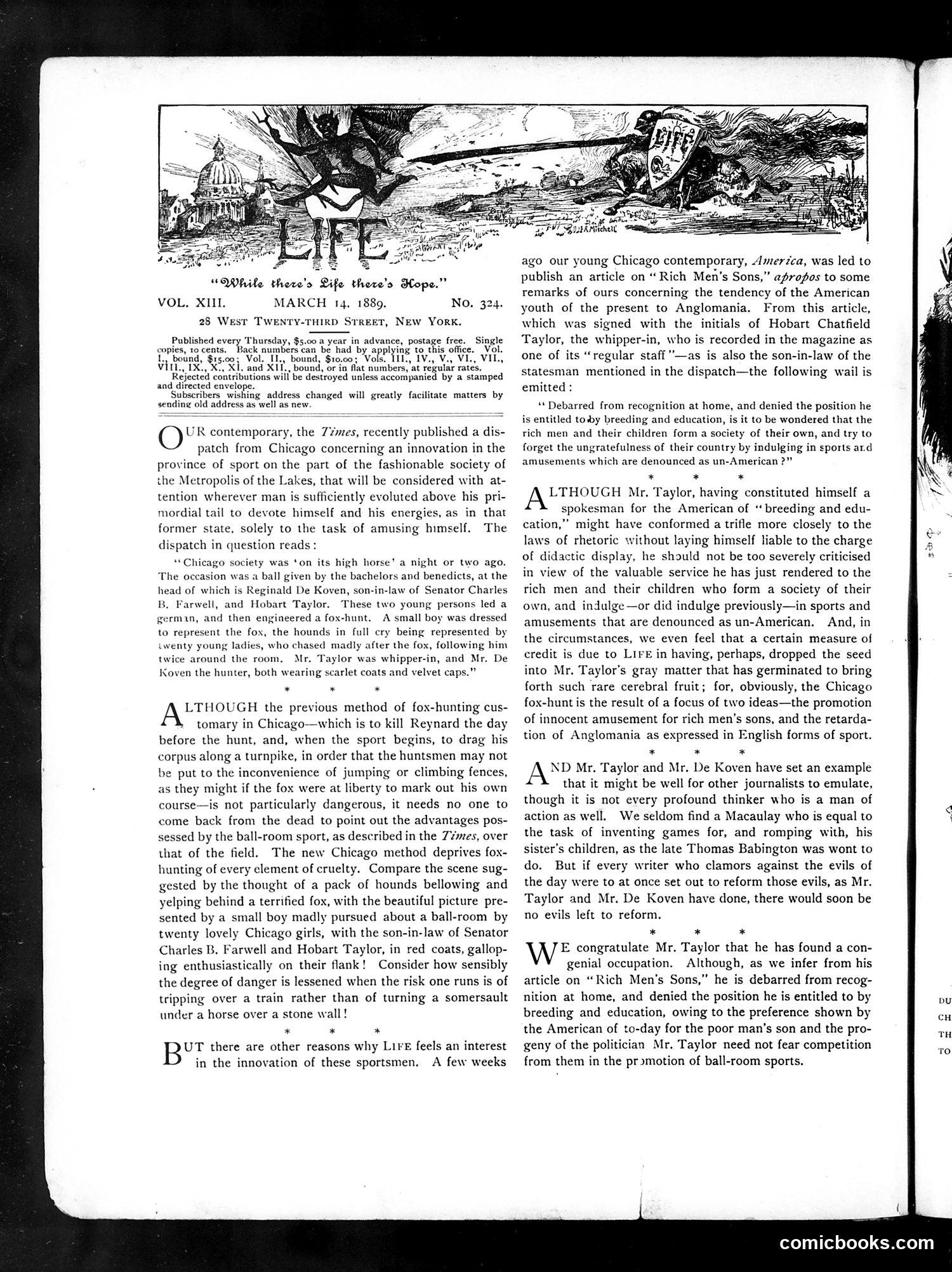 Life — March 14, 1889 — page 4: Life, 1889-03-14