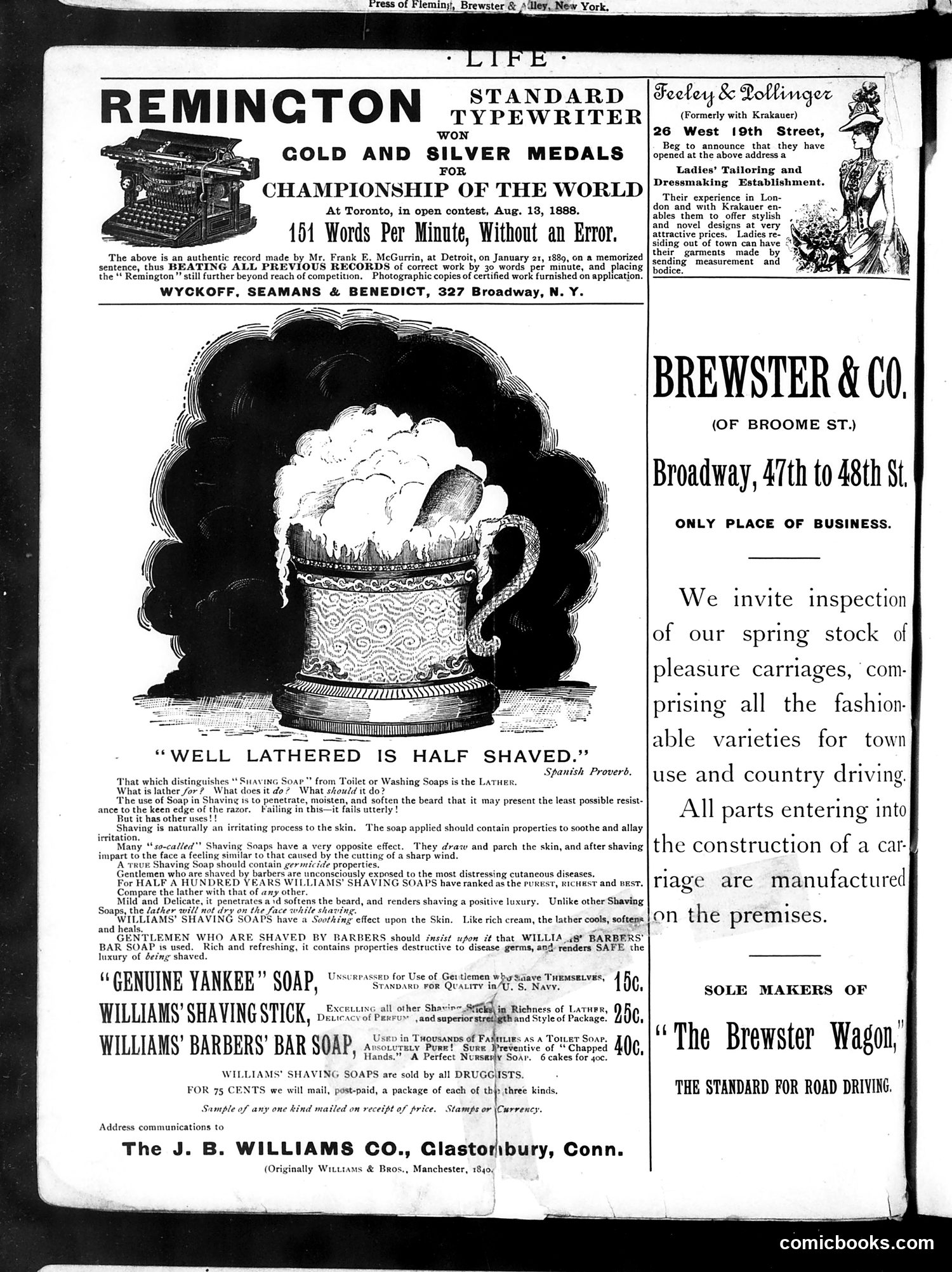 Life — April 4, 1889 — page 2: Life, 1889-04-04