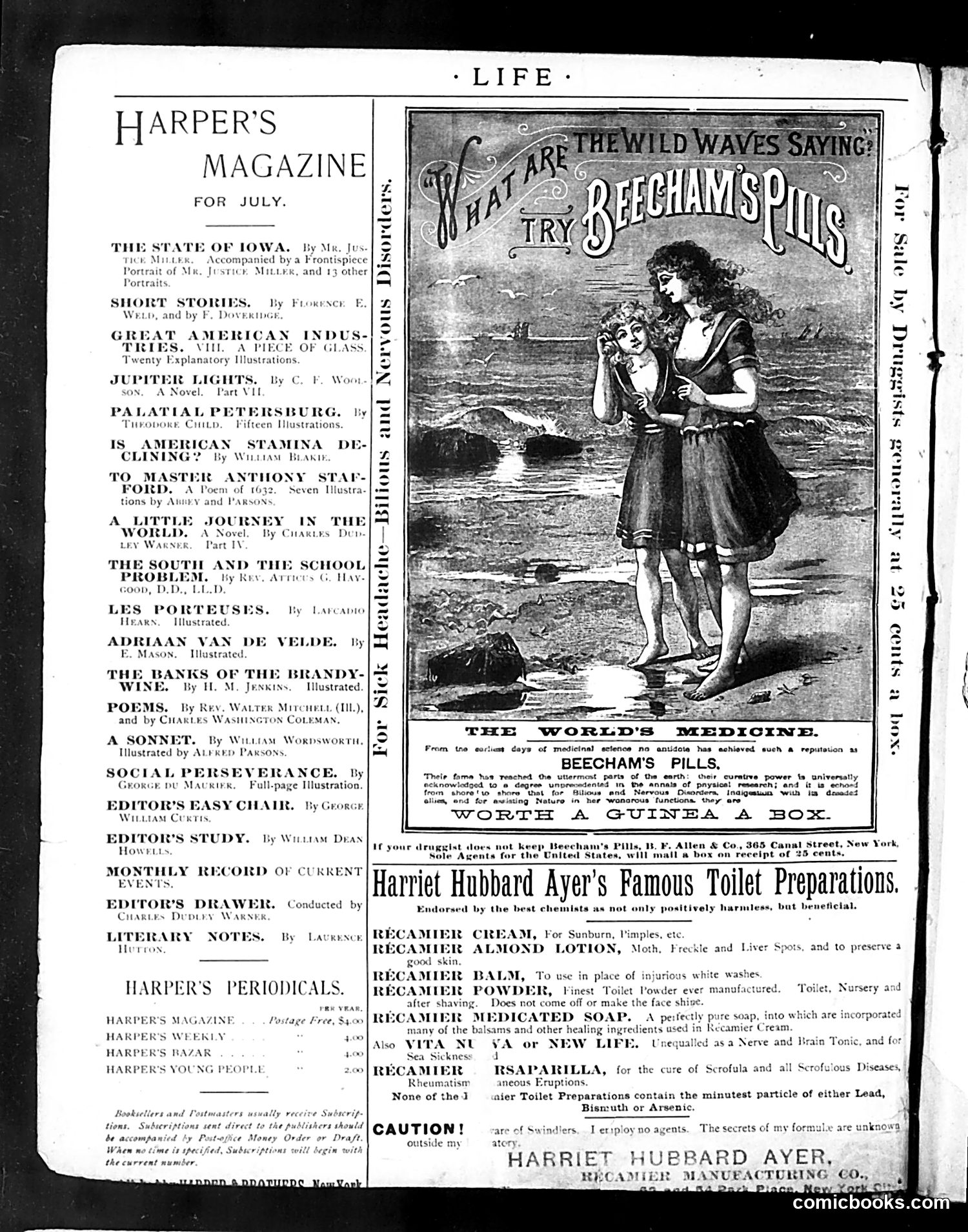 Life — July 4, 1889 — page 2: Life, 1889-07-04