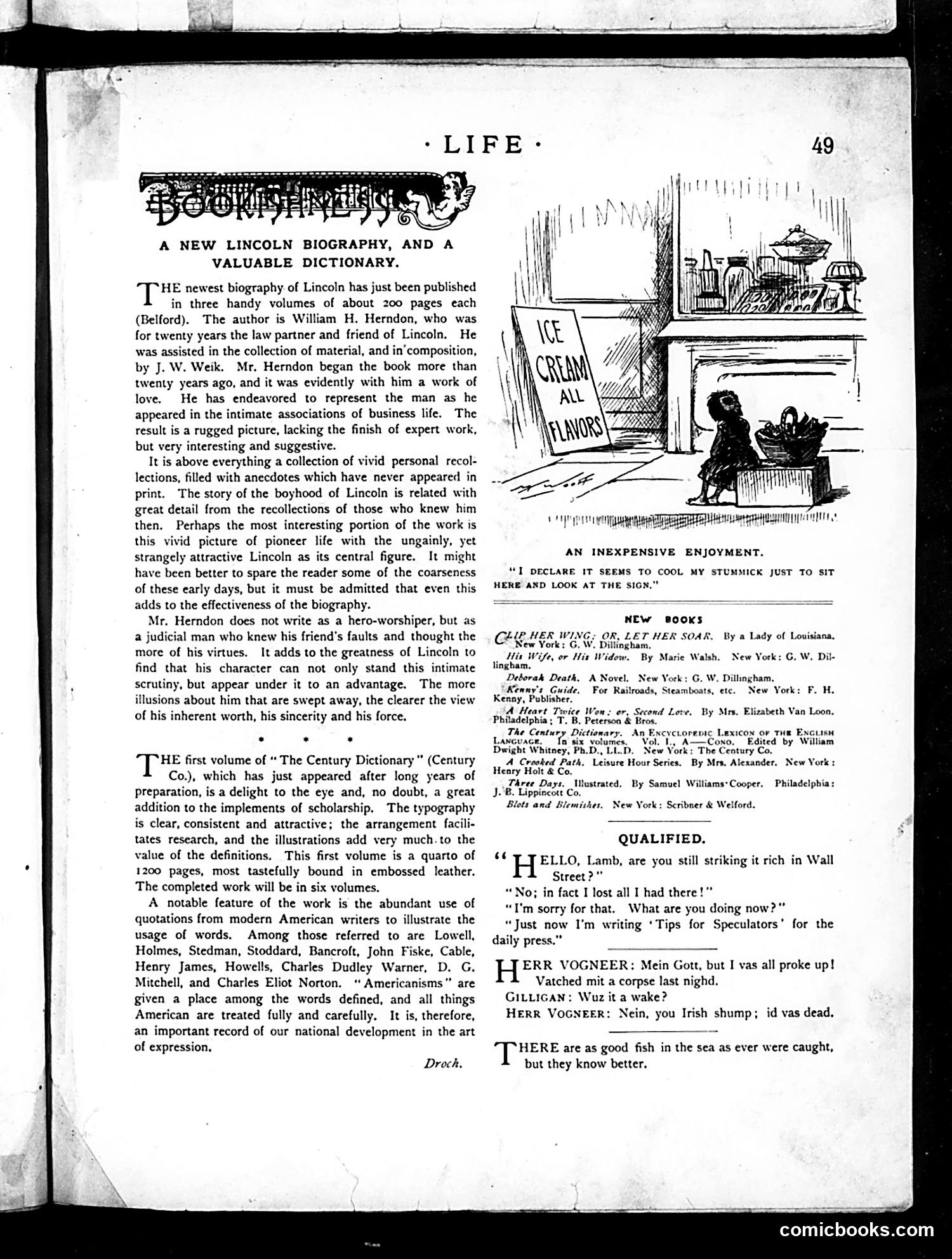 Life — July 25, 1889 — page 7: Life, 1889-07-25
