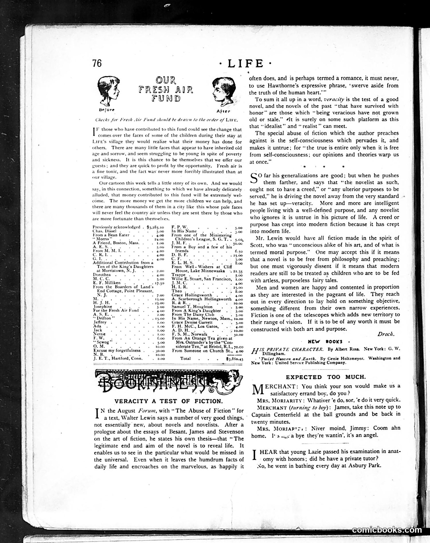 Life — August 8, 1889 — page 6: Life, 1889-08-08