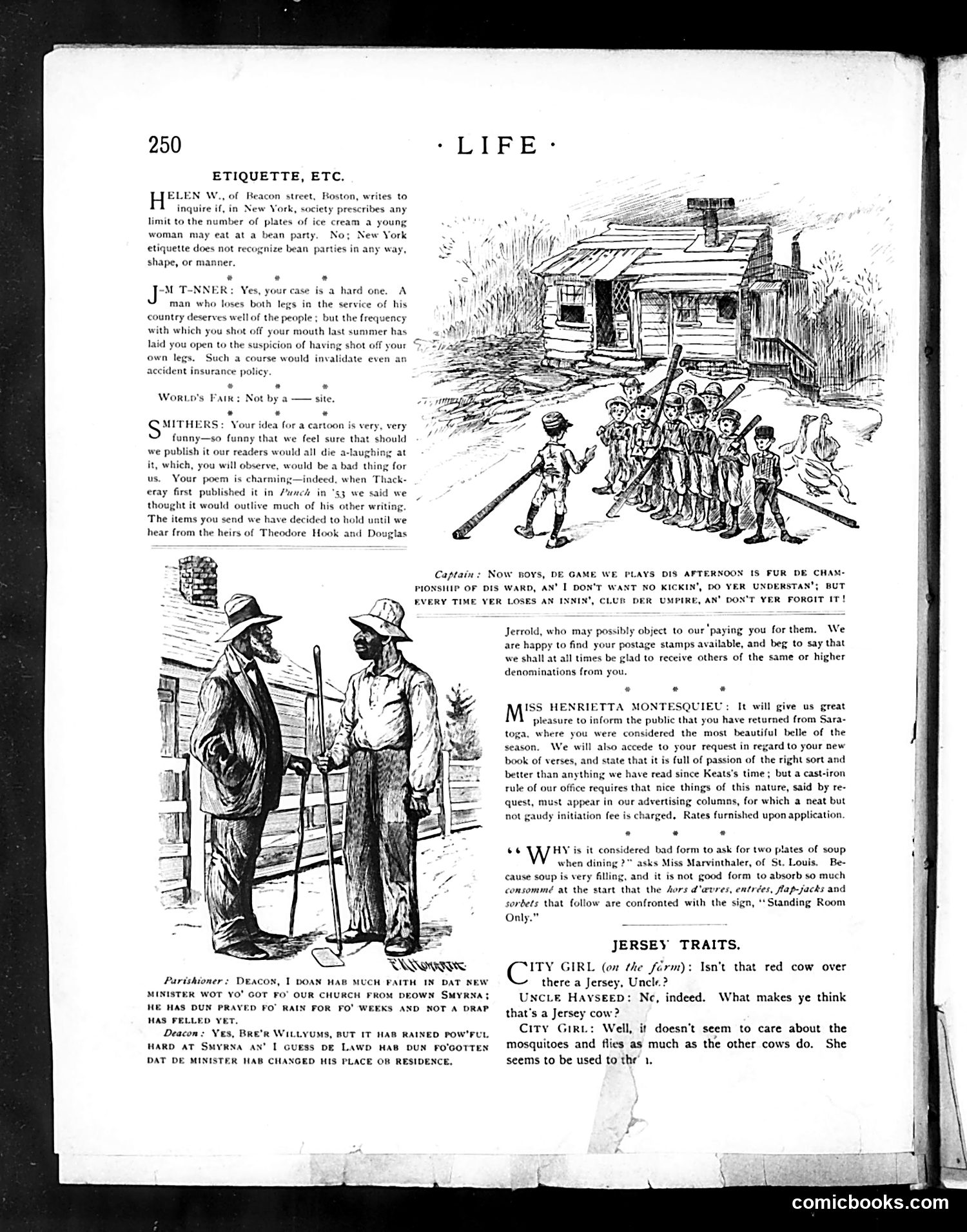 Life — October 31, 1889 — page 12: Life, 1889-10-31