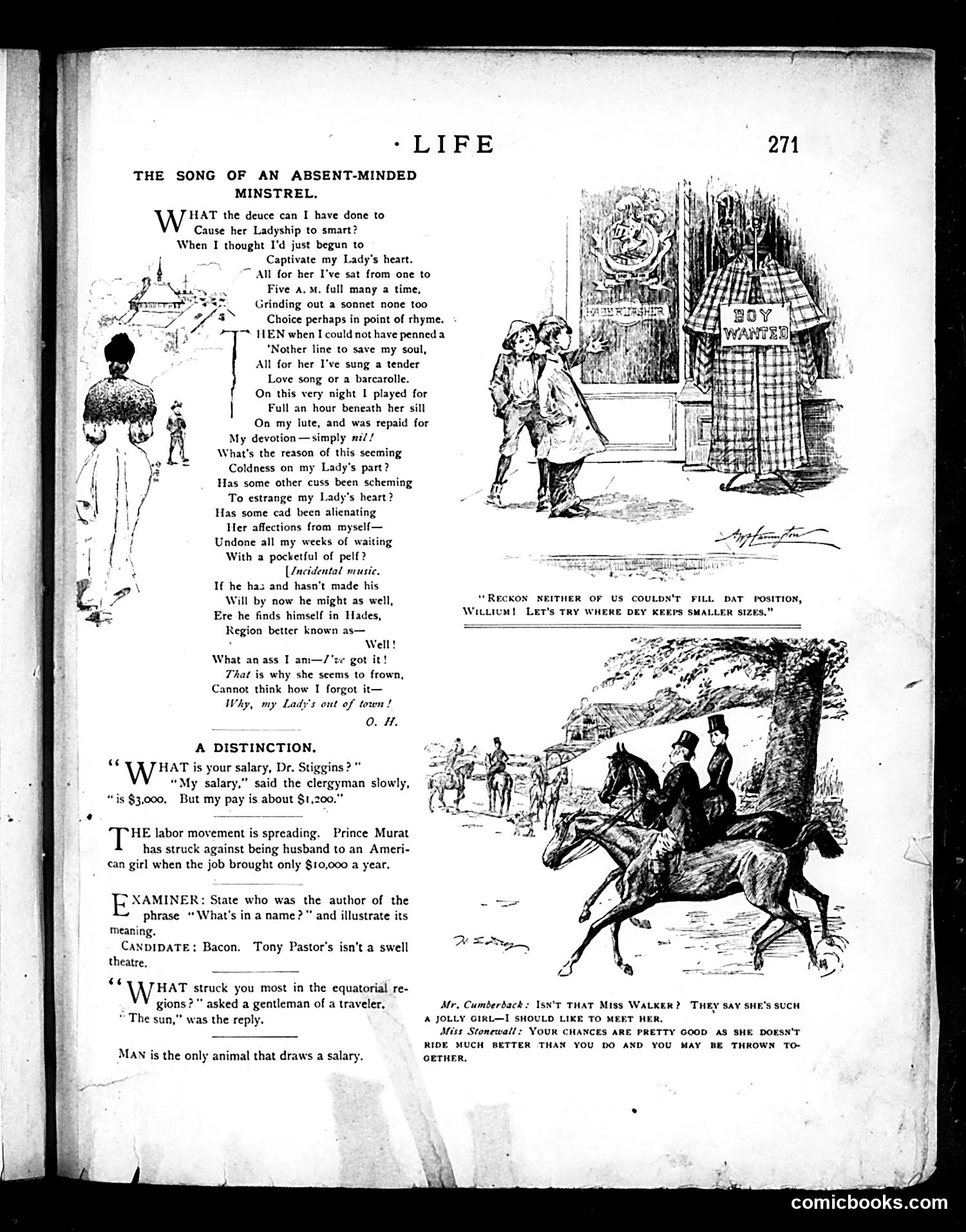 Life — November 14, 1889 — page 5: Life, 1889-11-14