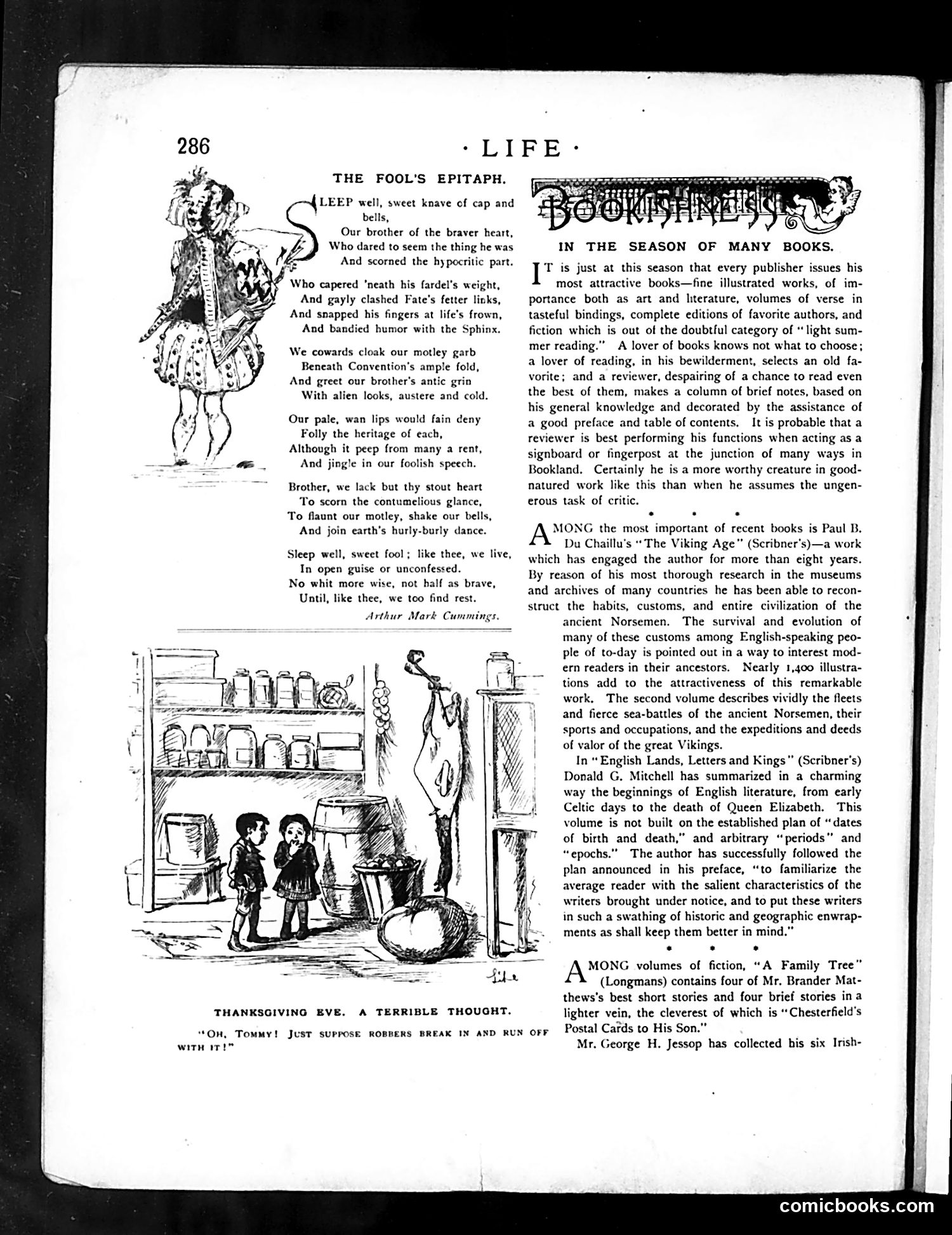 Life — November 21, 1889 — page 6: Life, 1889-11-21