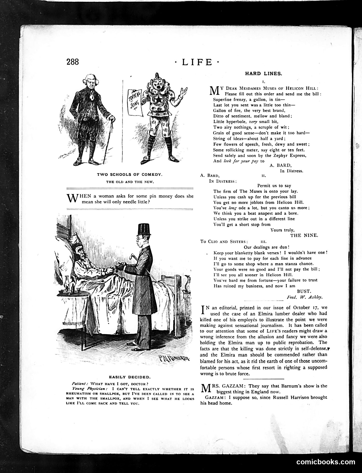Life — November 21, 1889 — page 8: Life, 1889-11-21