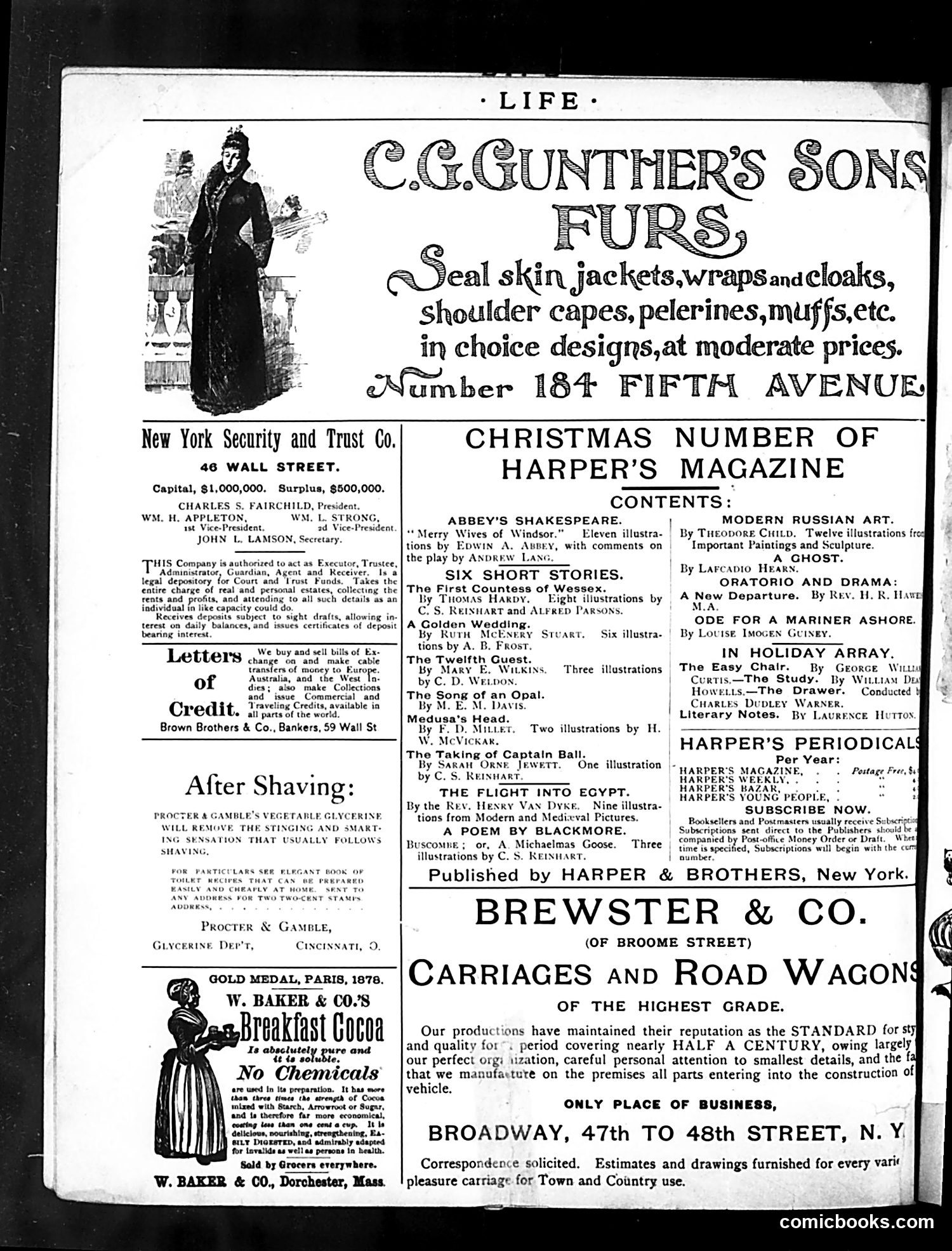 Life — November 28, 1889 — page 2: Life, 1889-11-28