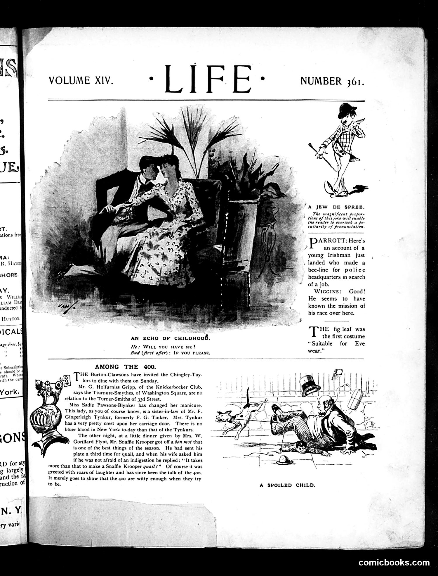 Life — November 28, 1889 — page 3: Life, 1889-11-28