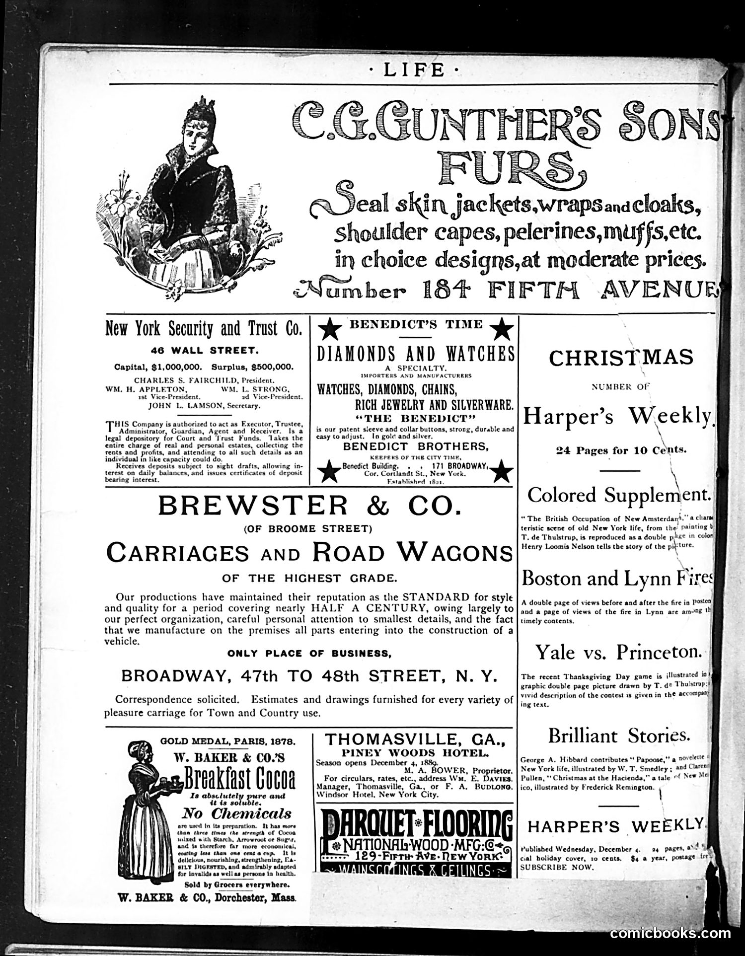 Life — December 12, 1889 — page 2: Life, 1889-12-12