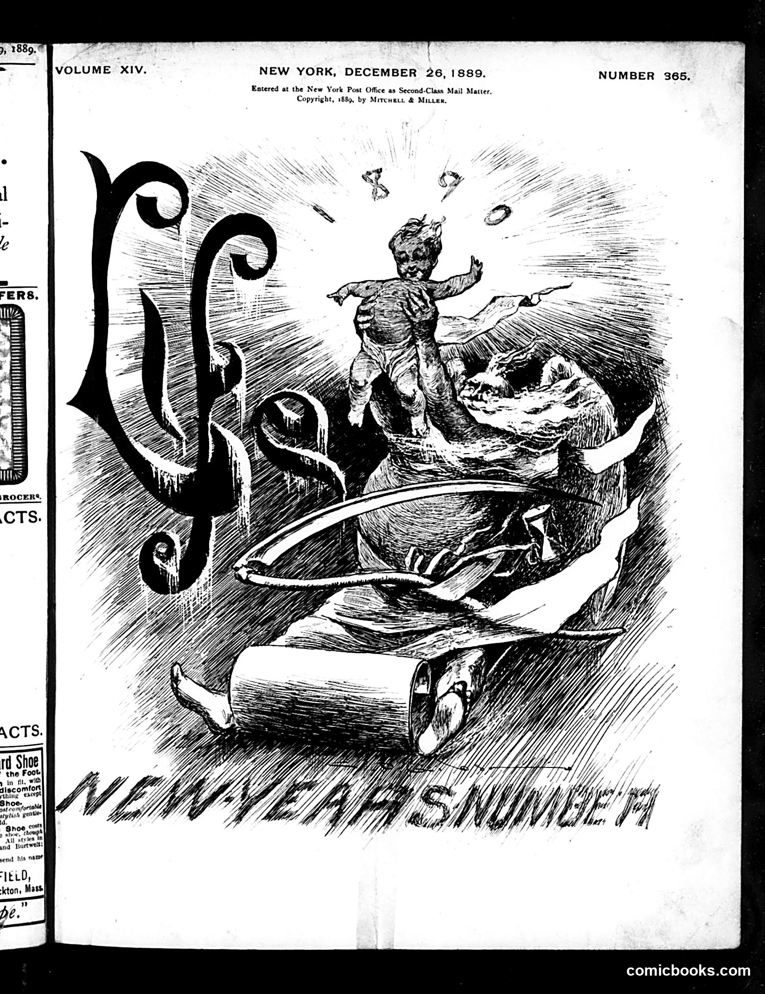 Life — December 26, 1889 — page 1: Life, 1889-12-26