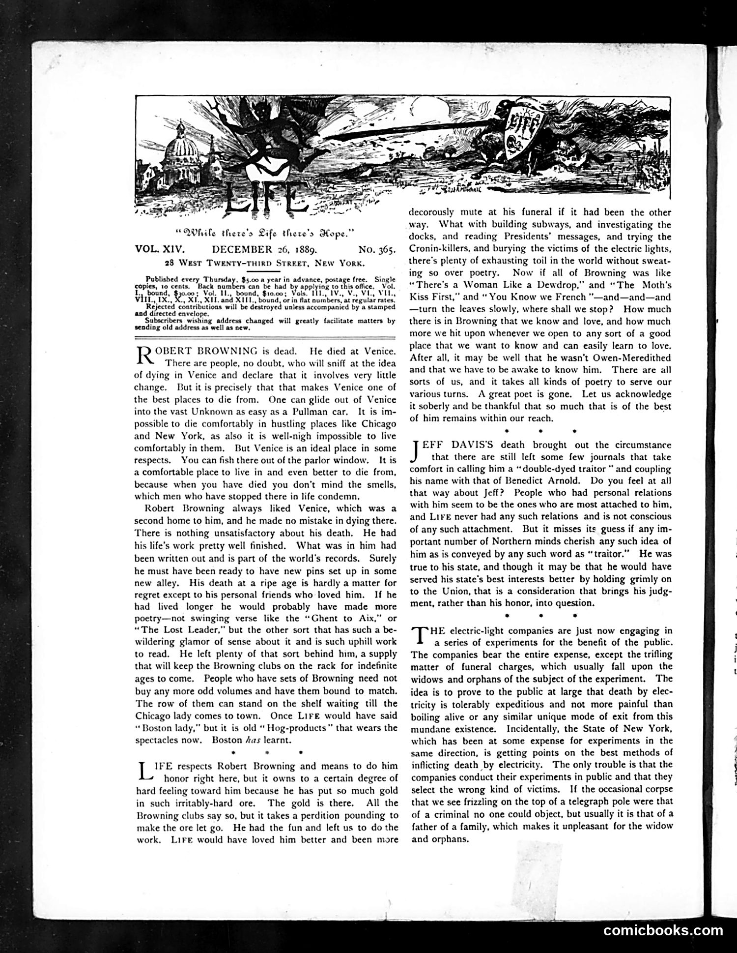 Life — December 26, 1889 — page 4: Life, 1889-12-26
