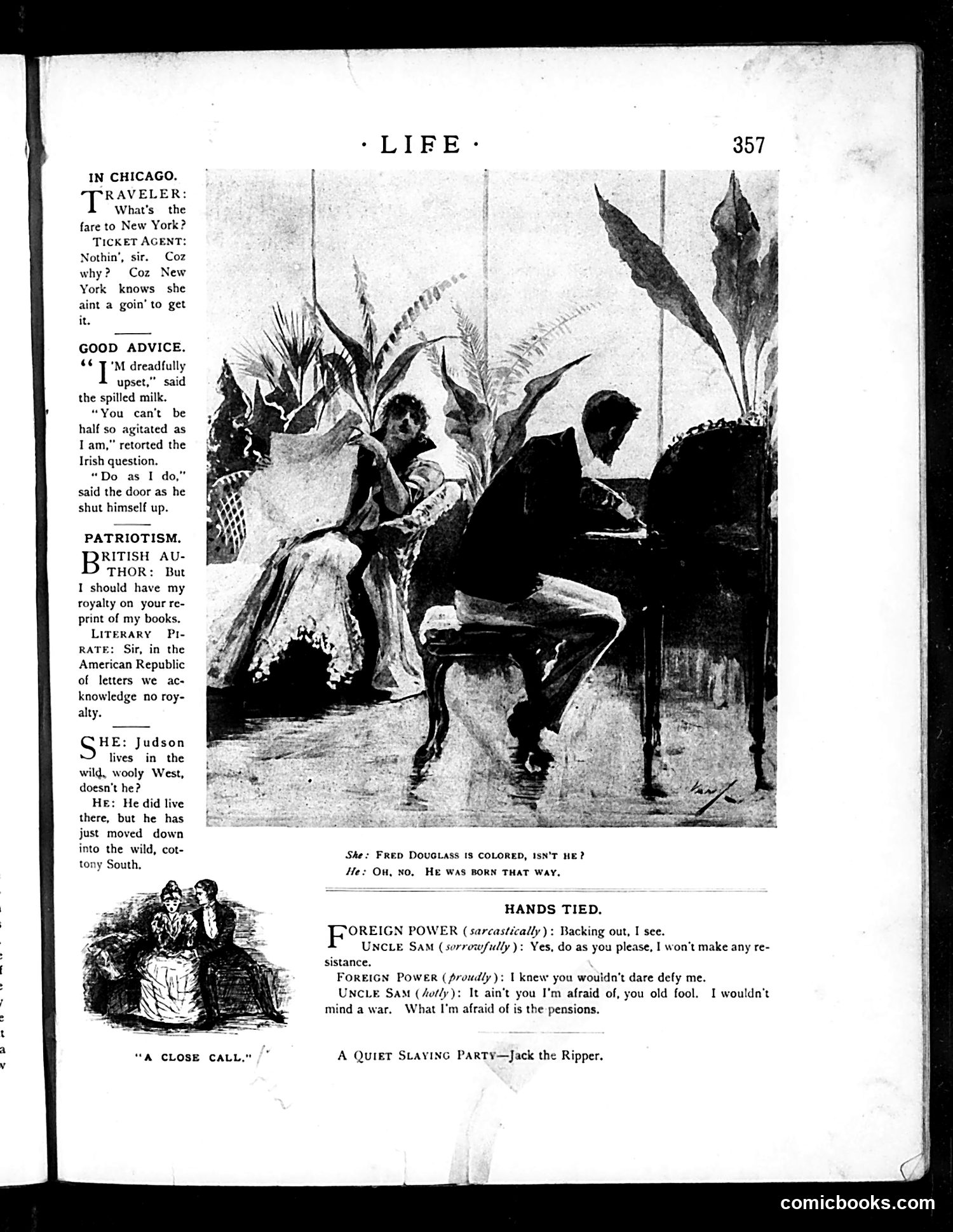 Life — December 26, 1889 — page 5: Life, 1889-12-26