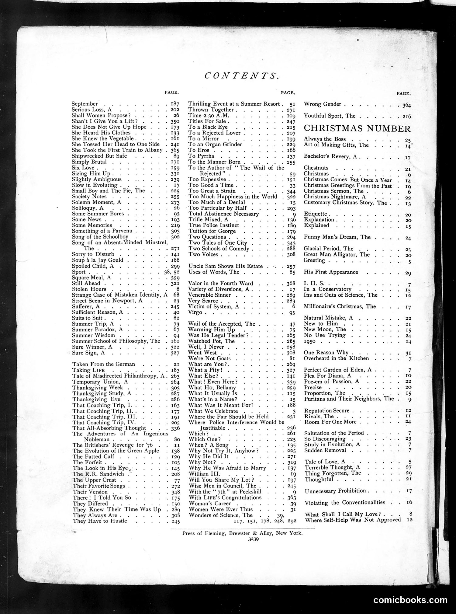 Life — 1889 — page 2: Life, 1889