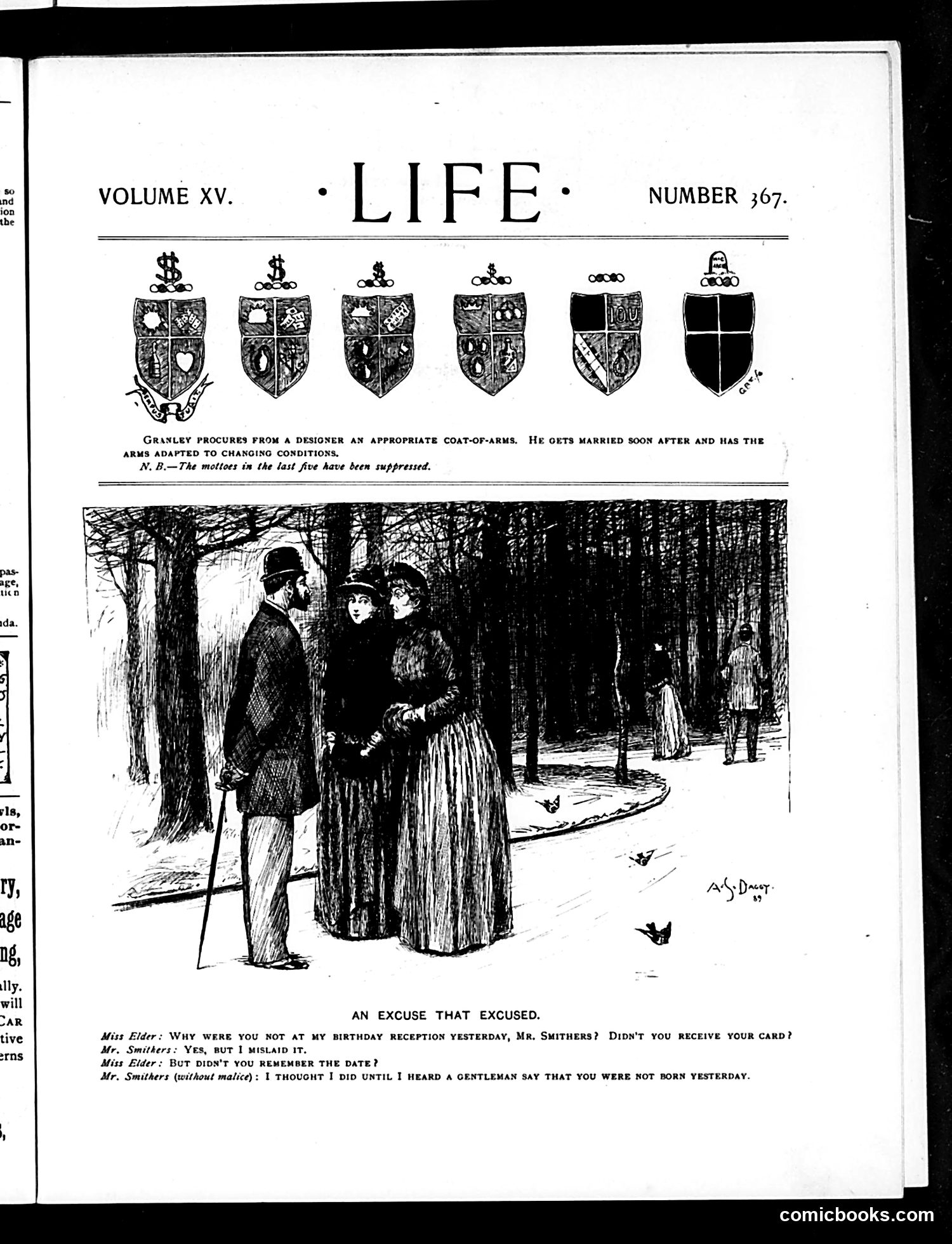 Life — January 9, 1890 — page 3: Life, 1890-01-09