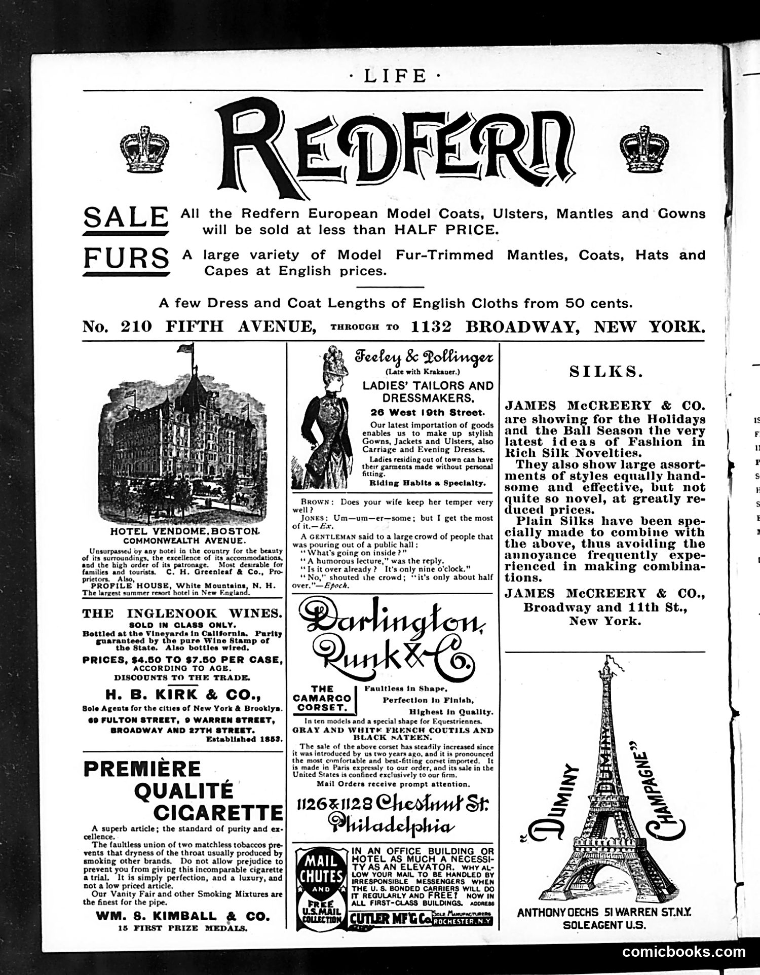 Life — January 9, 1890 — page 14: Life, 1890-01-09