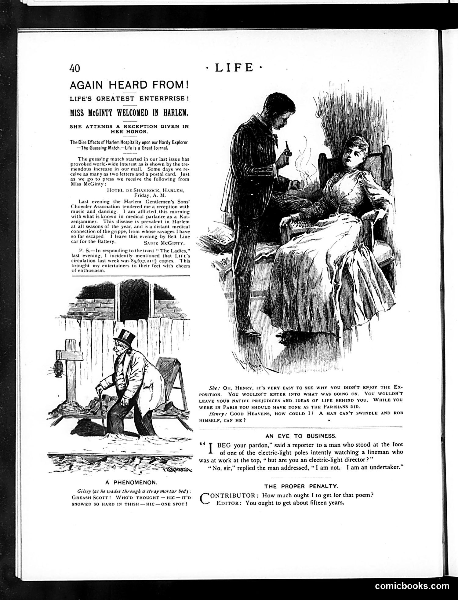 Life — January 16, 1890 — page 12: Life, 1890-01-16