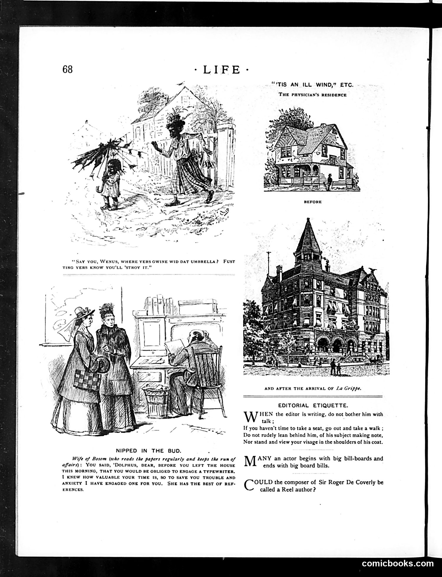 Life — January 30, 1890 — page 12: Life, 1890-01-30
