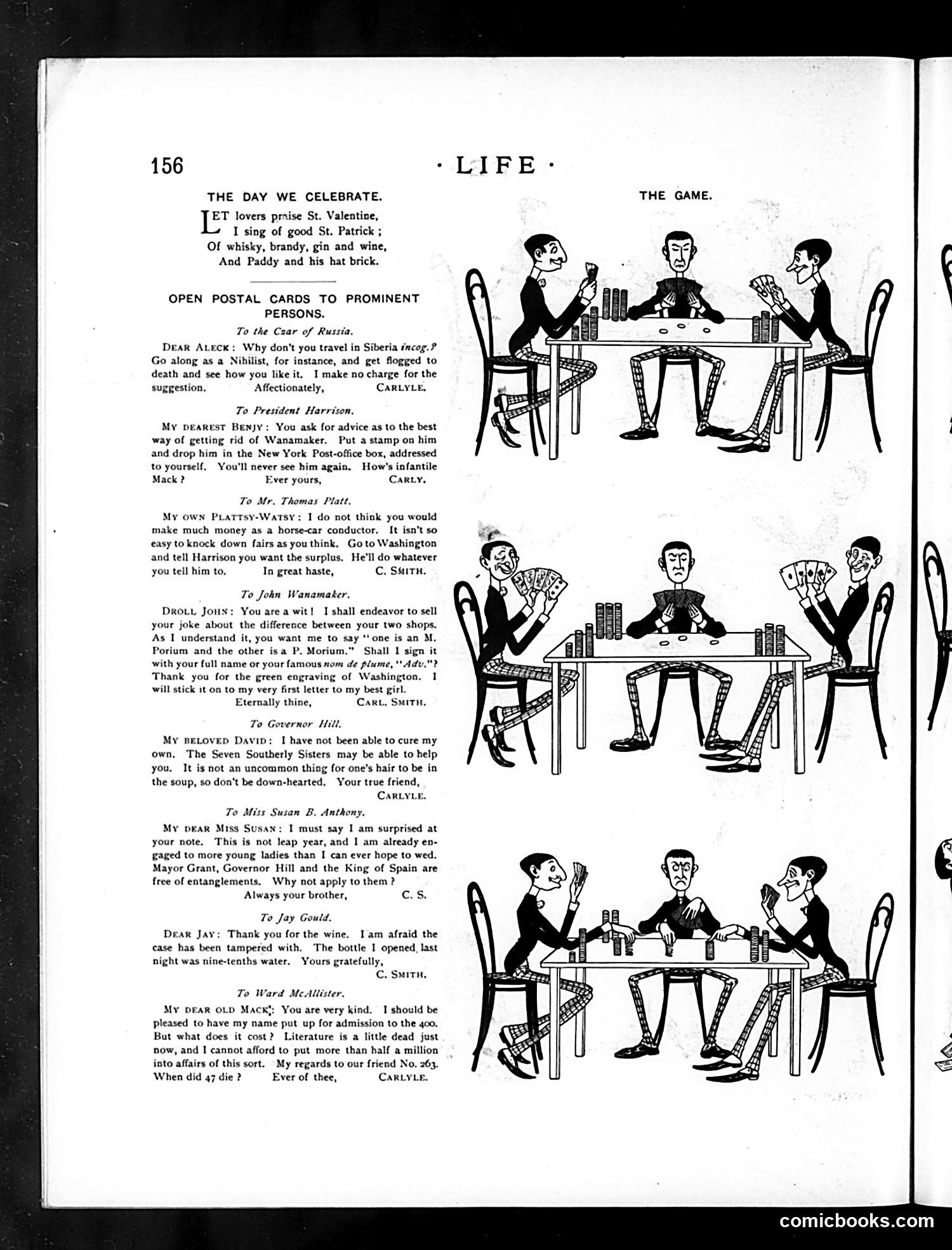 Life — March 13, 1890 — page 12: Life, 1890-03-13