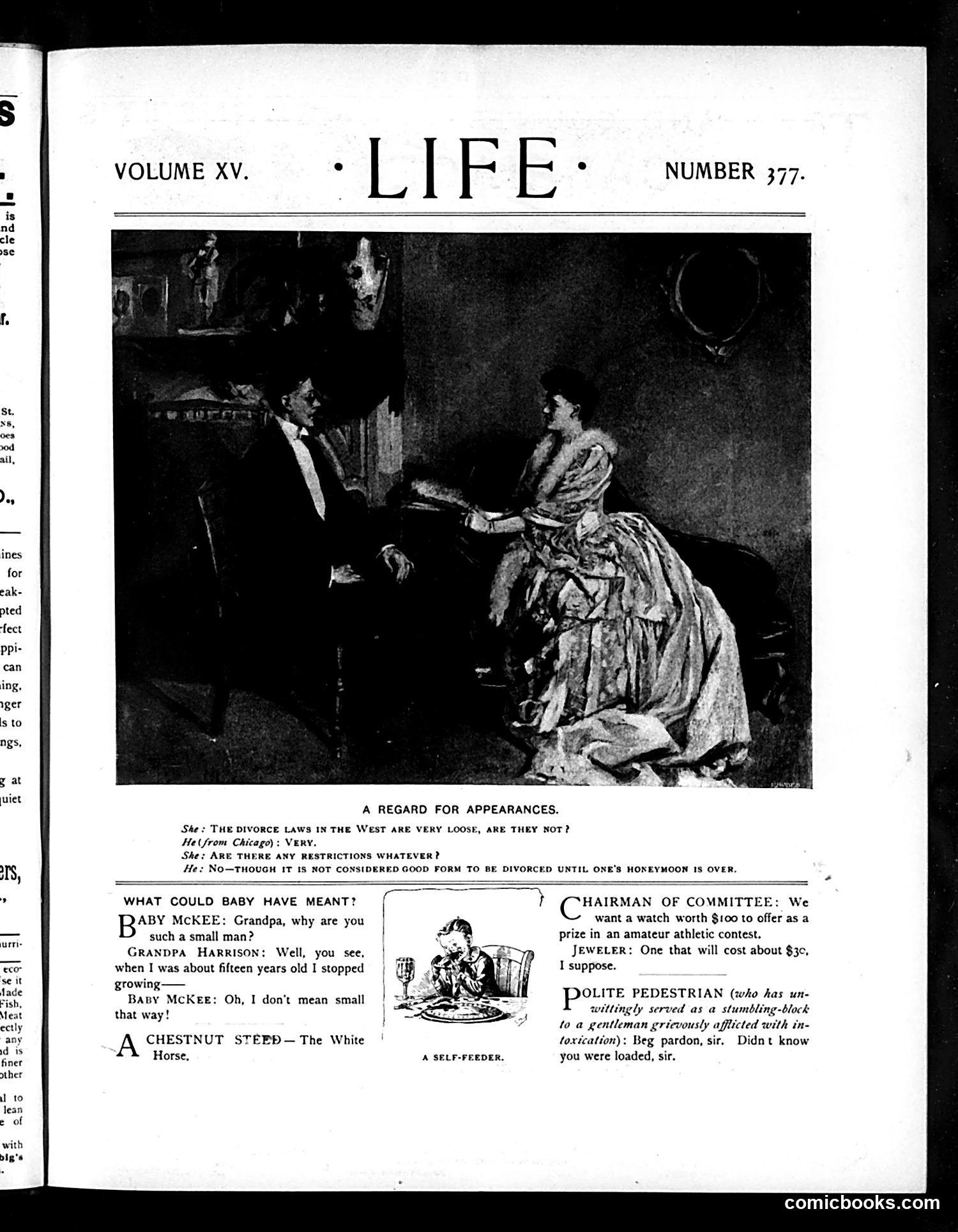 Life — March 20, 1890 — page 3: Life, 1890-03-20